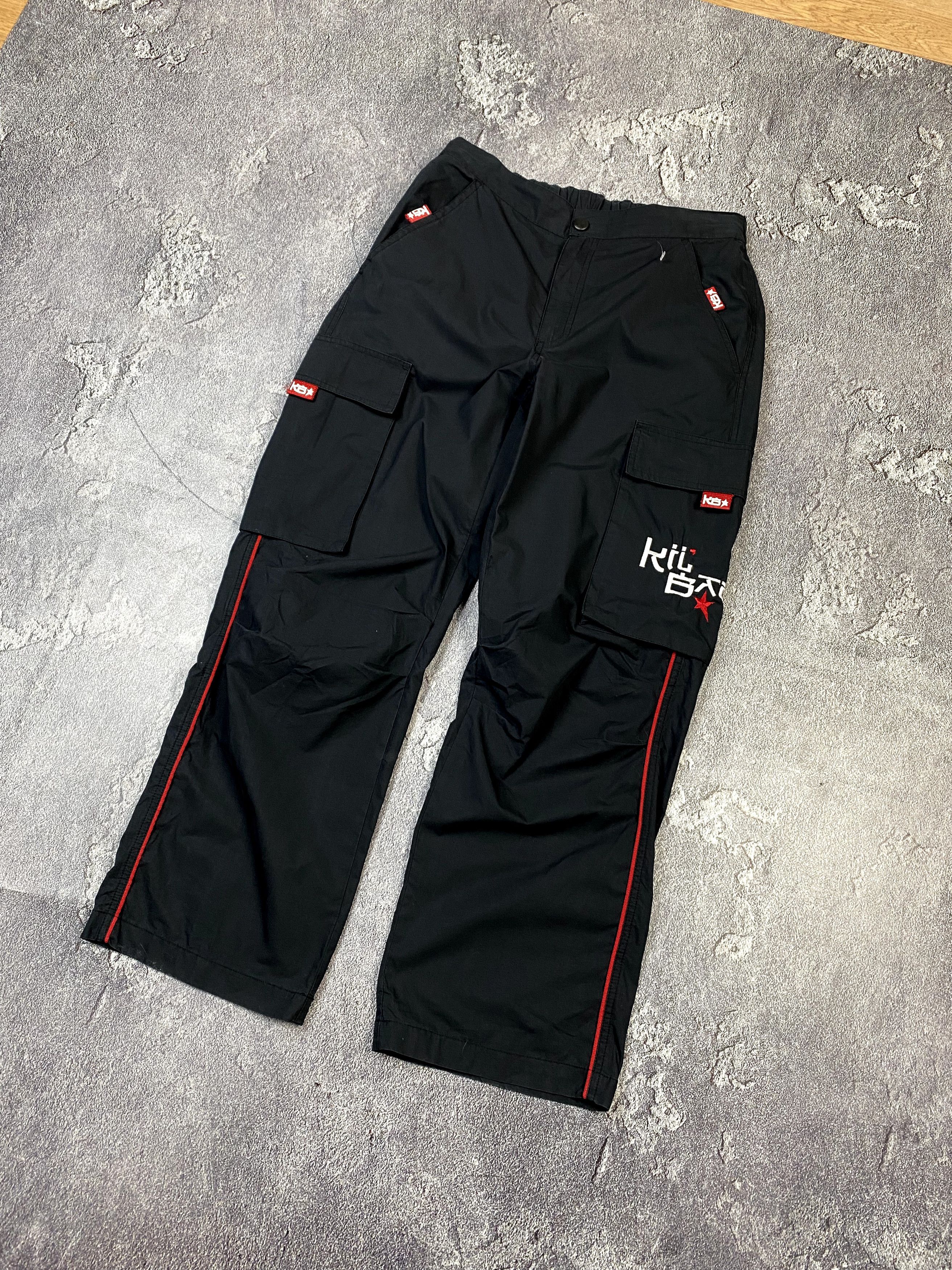 20471120 × If Six Was Nine × Japanese Brand Y2K If Six Was Nine Gothic Black Cargo Pants Size 30 Size US 30 / EU 46 - 2 Thumbnail
