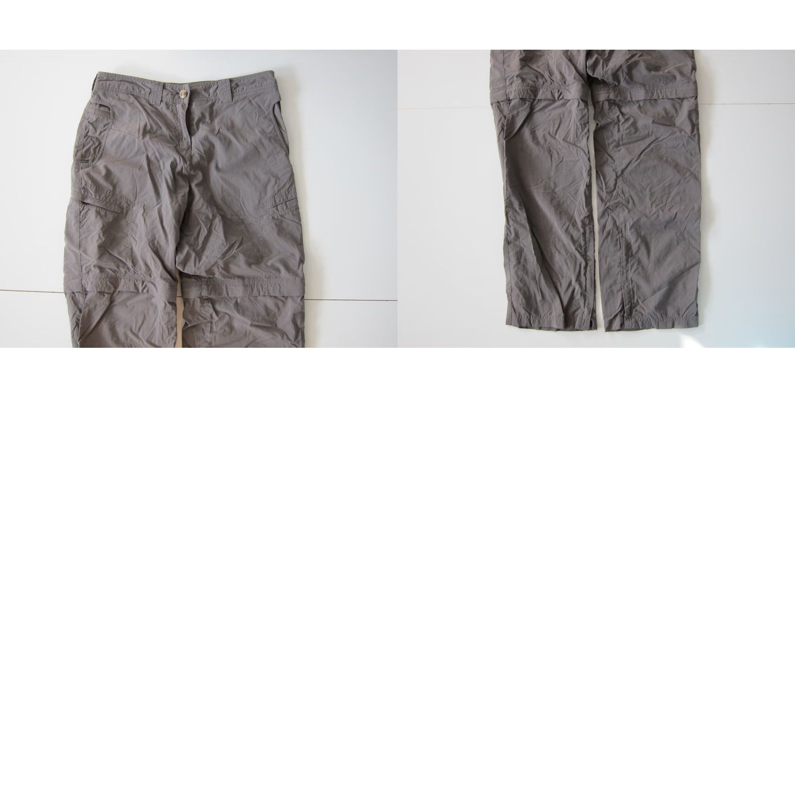 ExOfficio Exofficio Insect Shield Grey Nylon Travel Camp Zip Off Leg Cargo Pant 8 Size 30" / US 8 / IT 44 - 8 Thumbnail