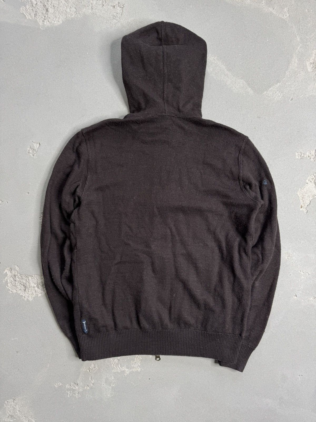 Armani × Vintage Rare Vintage Zip Hoodie Armani Brown Jeans Avant-Garde Size US M / EU 48-50 / 2 - 2 Thumbnail
