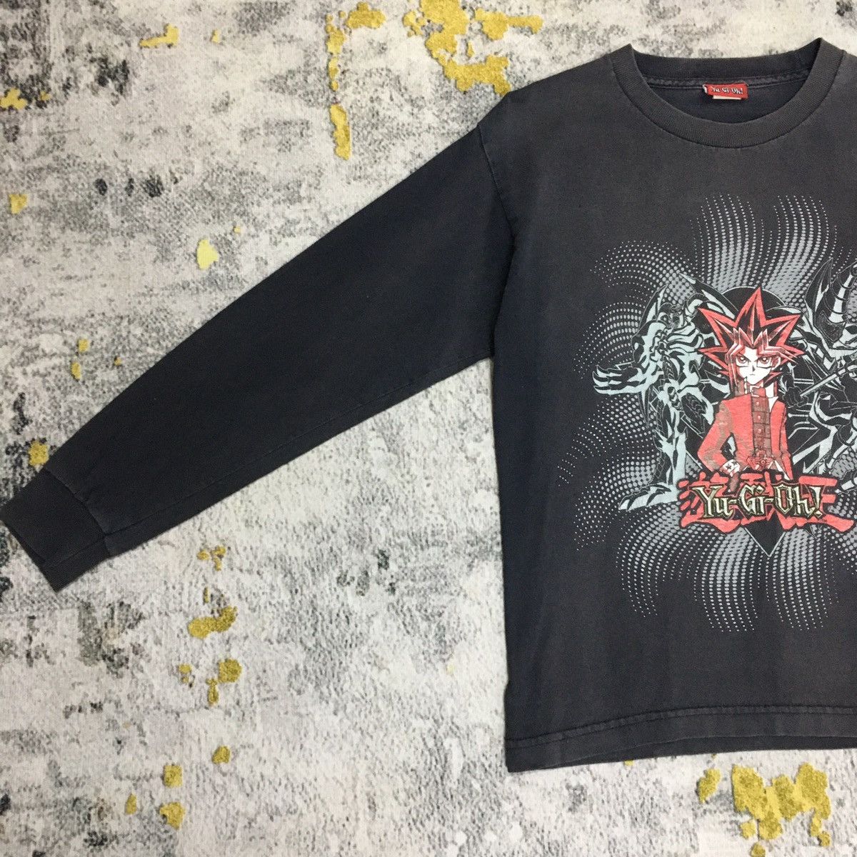 Anime Vintage Yu Gi Oh Faded Long Sleeve (kid) Size US XXS / EU 40 - 2 Thumbnail