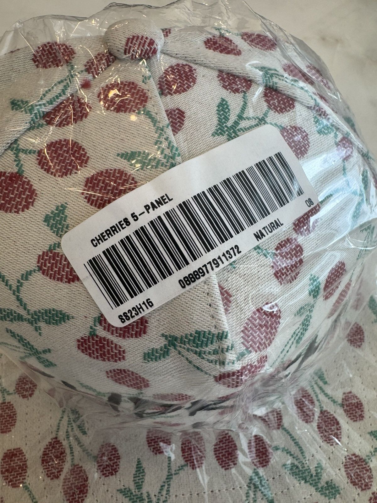 Supreme Supreme Cherries 5 Panel Cap White Size ONE SIZE - 6 Thumbnail