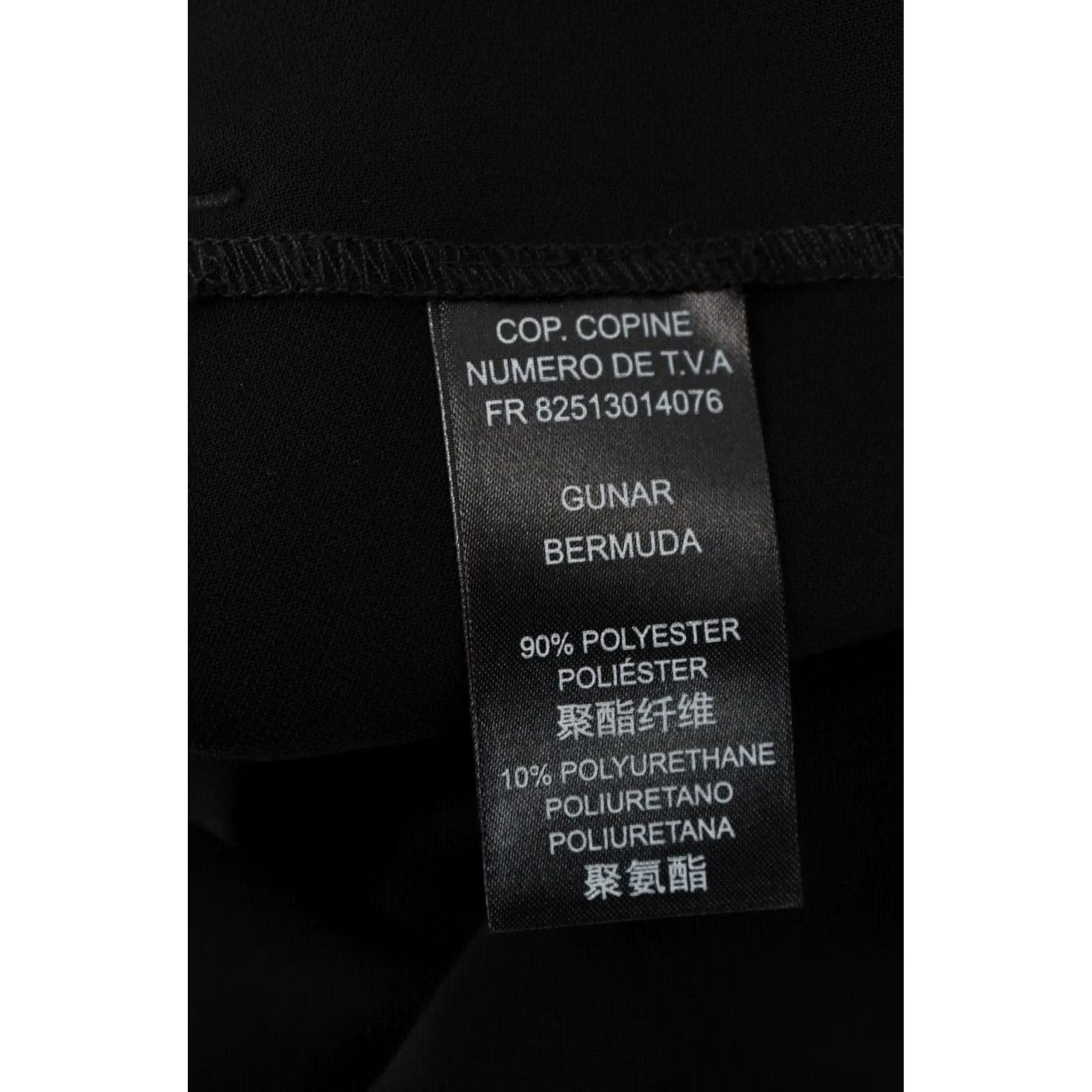 Cop Copine COP COPINE Gunar Bermuda Shorts Women's 36 Black Zip Fly Size 25" / US 0 / IT 36 - 6 Thumbnail