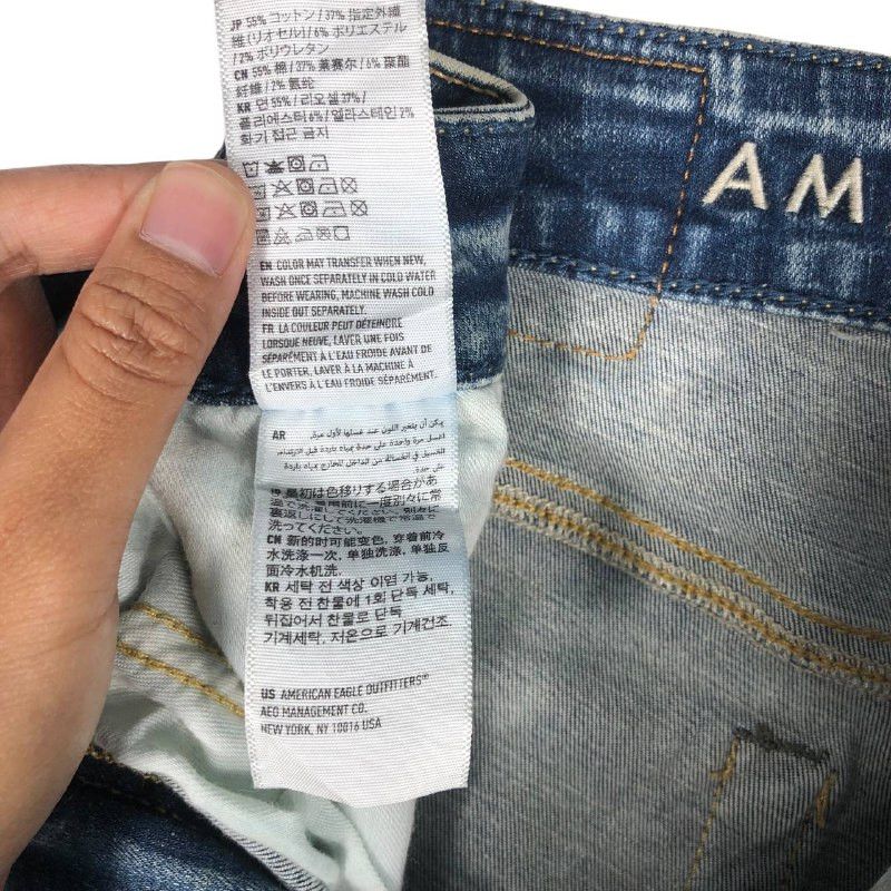 American Eagle Outfitters Vintage American Eagle super skinny Distressed Jean pant Size US 30 / EU 46 - 14 Thumbnail