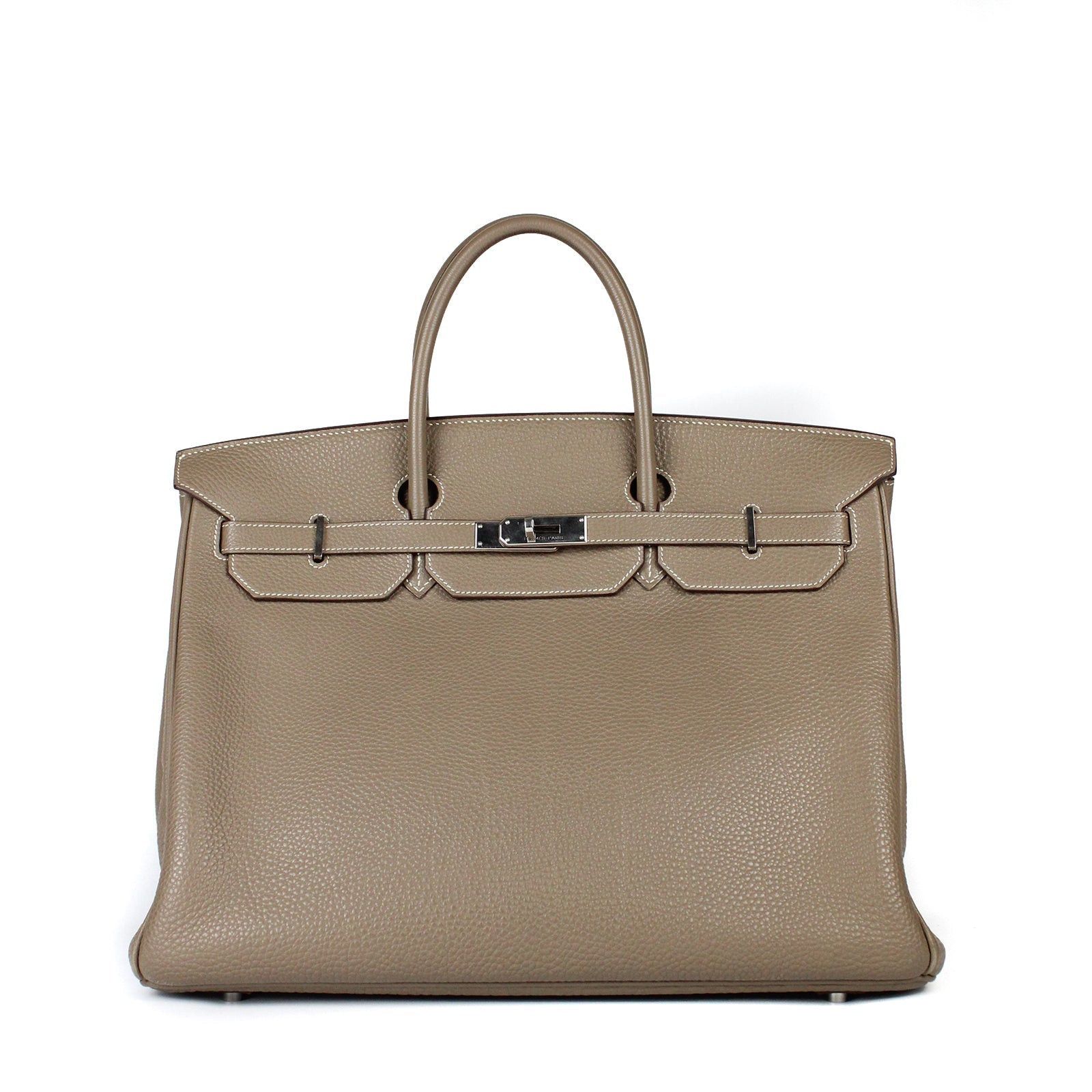 image of Hermes Hermes Handbags Birkin 40 in Brown, Women's