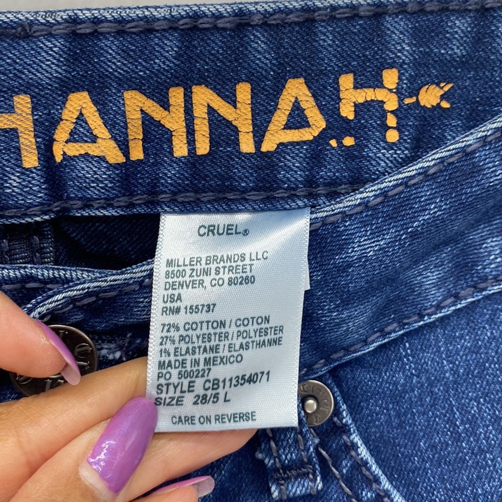 Other Cruel Hannah mid rise bootcut jeans long size 5/ 26 western Size 26" / US 2 / IT 38 - 3 Thumbnail