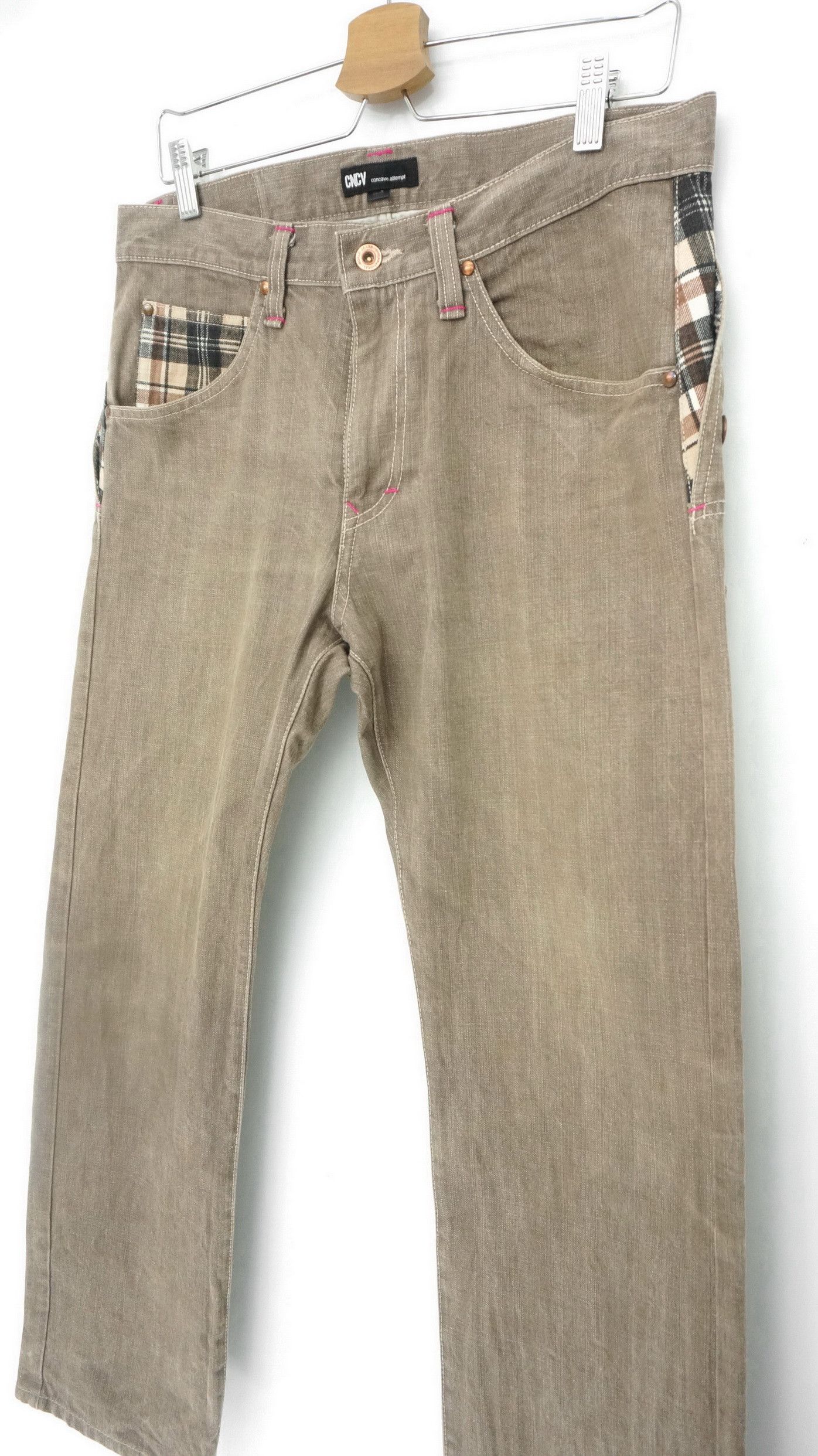 Japanese Brand 🔴 Dope Vintage CNCV CONCAVE ATTEMPT Japan Jeans Size US 32 / EU 48 - 5 Thumbnail