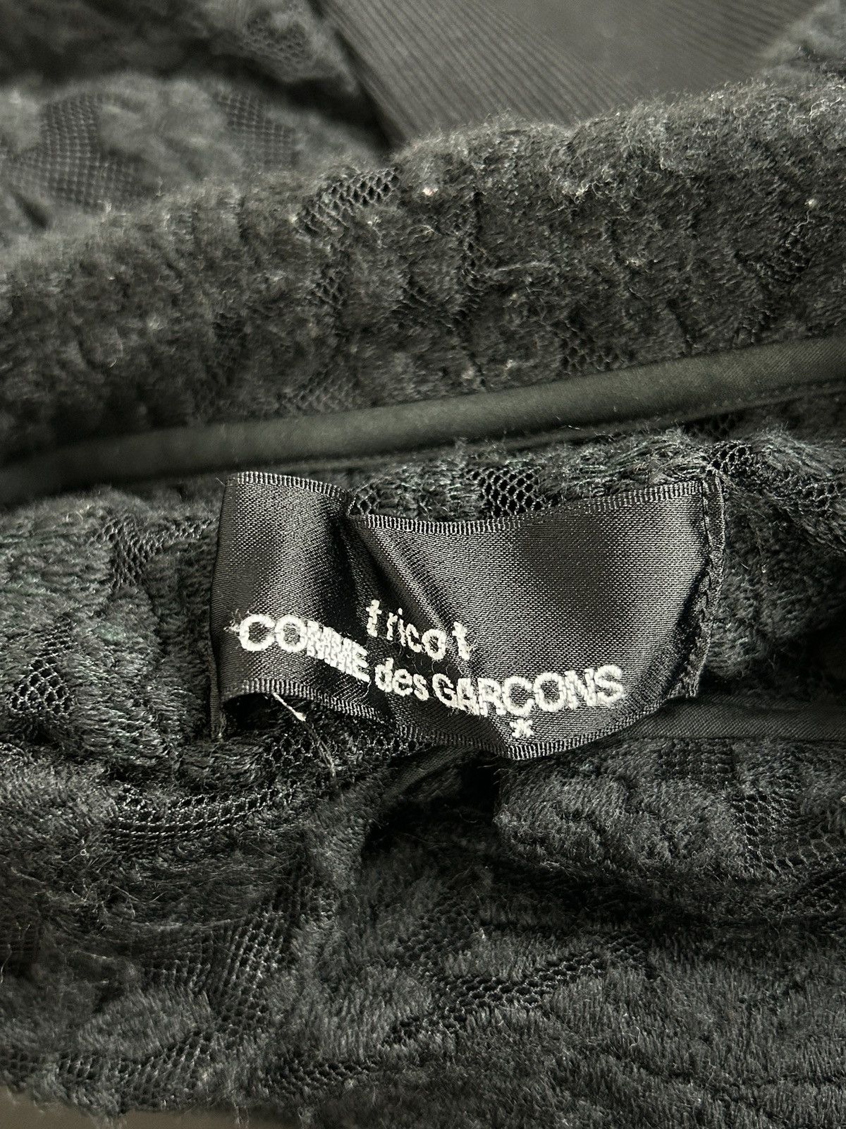 Tricot Comme des Garcons 90s Comme Des Garcons 1999 Lace Archive Button Up Shirt Size S / US 4 / IT 40 - 8 Thumbnail