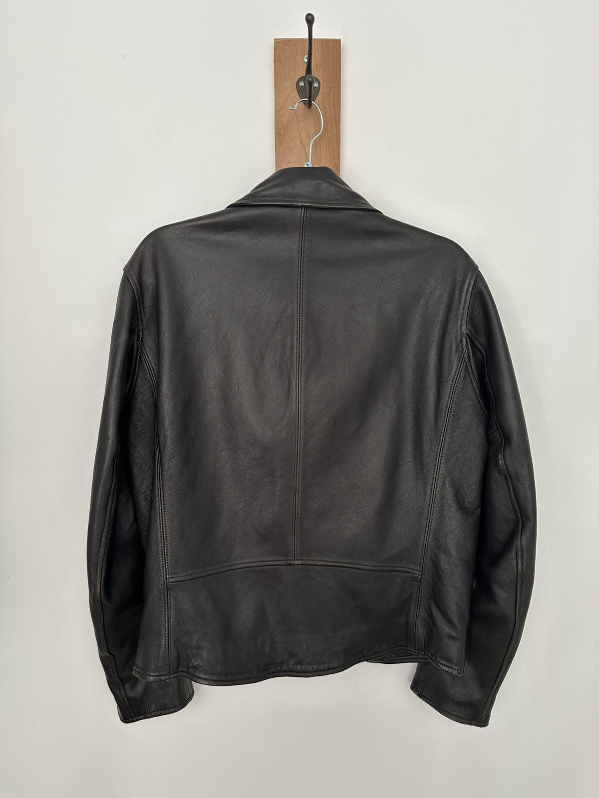 Buck Mason Buck Mason Black Leather Moto Jacket Size US XS / EU 42 / 0 - 2 Thumbnail