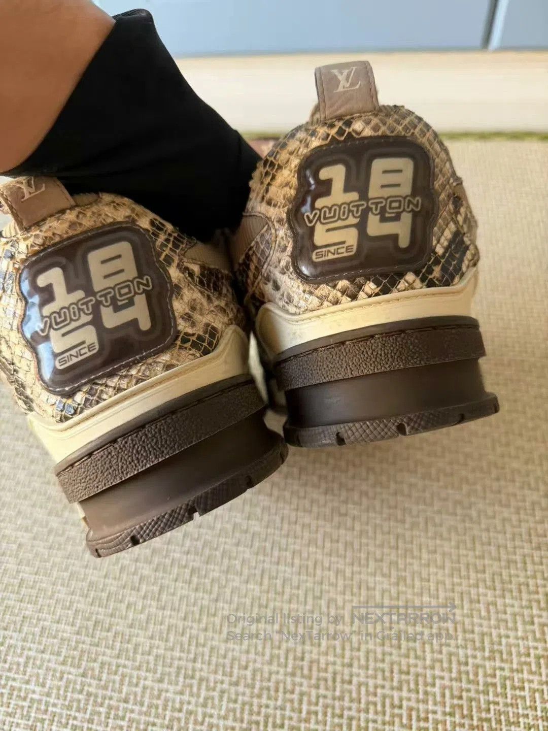 Louis Vuitton louis vuitton skate snake skin shoes size 7. Size US 7 / EU 40 - 4 Thumbnail