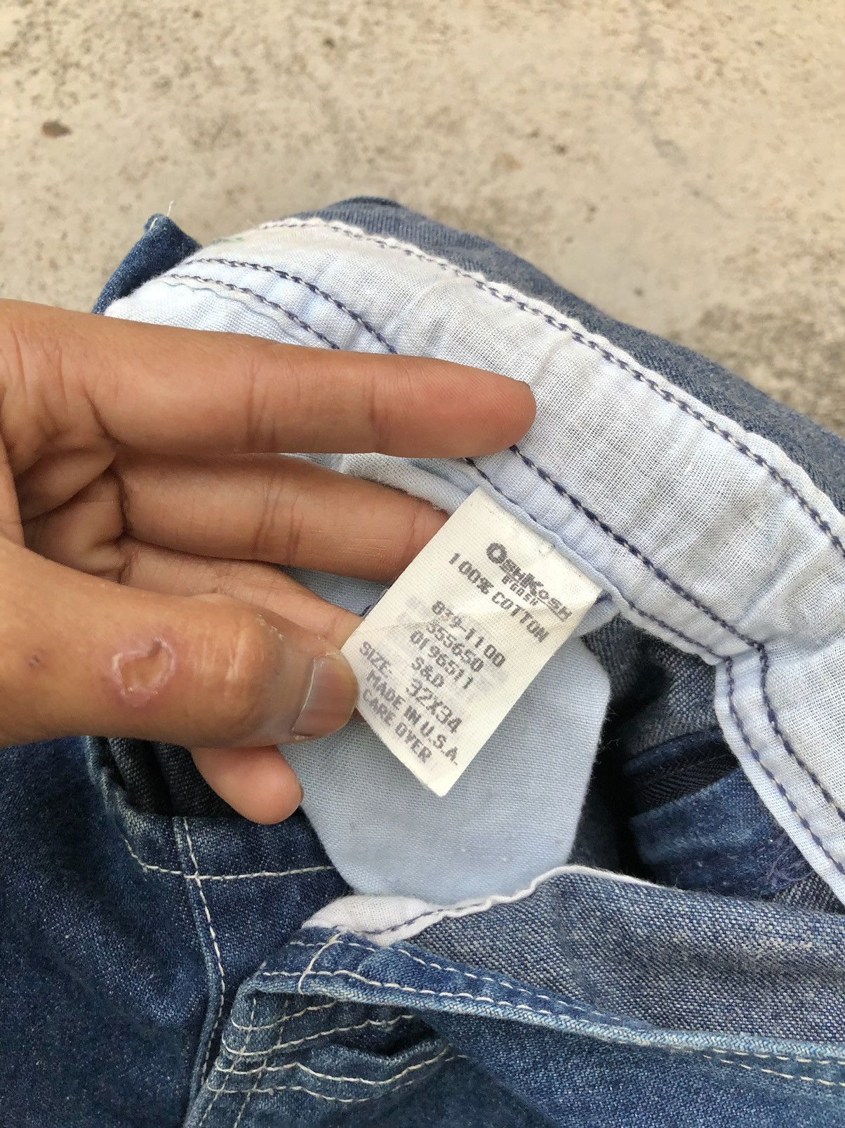 Oshkosh × Vintage VINTAGE OSHKOSH OVERALL MADE IN USA Size US 32 / EU 48 - 2 Thumbnail