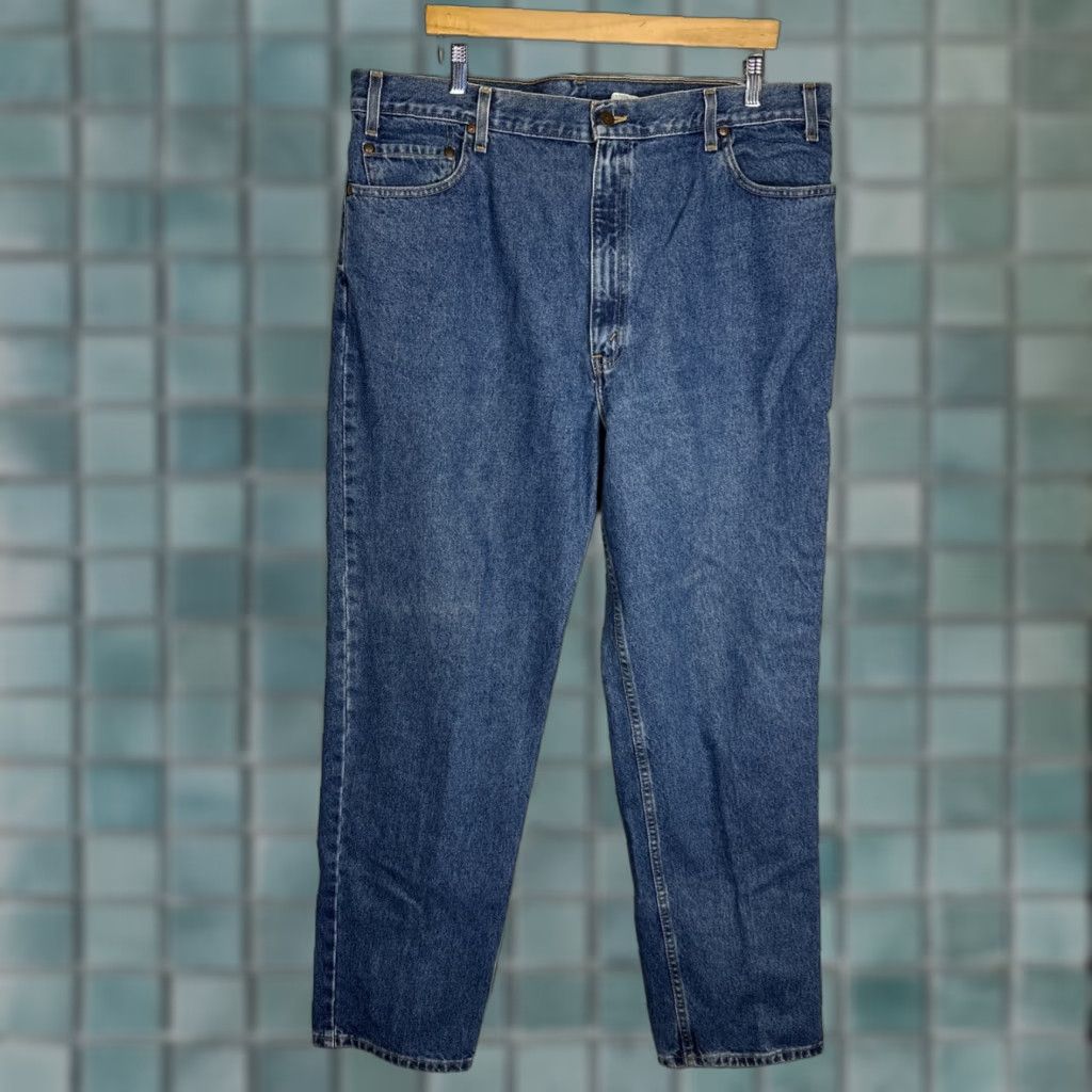 Levi's VINTAGE Levi's 540 Jeans Mens 42x32 Denim Tapered Relaxed Fit High Rise Blue 90s Y2K Logo Pockets Size US 42 / EU 58 - 1 Thumbnail