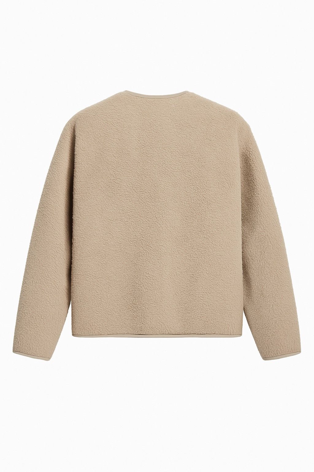 Uniqlo Fleece Button Cardigan Jacket – Beige Sherpa
