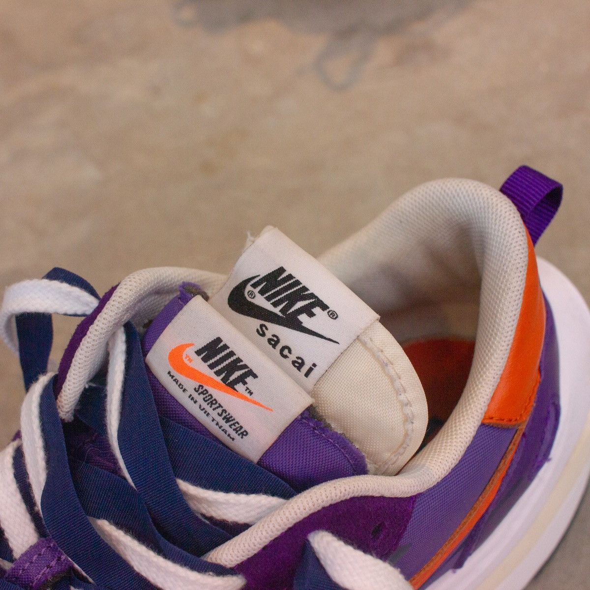 Nike × Sacai Nike X Sacai Vaporwaffle Dark Iris Men's - DD1875-500 US: 9 Size US 9 / EU 42 - 11 Thumbnail