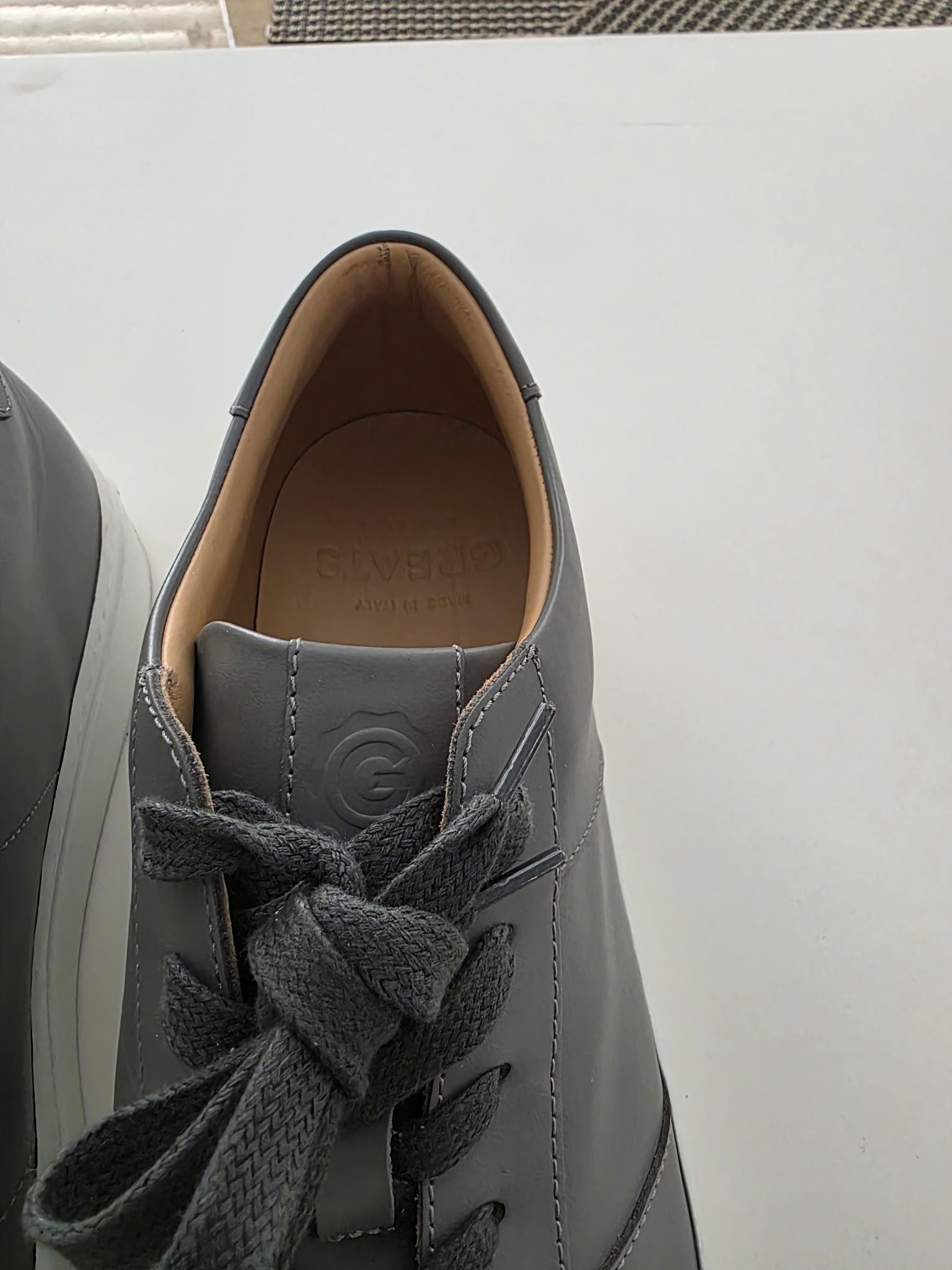 Greats Greats Royale - Ash Grey Leather - Size 14 Size US 14 / EU 47 - 5 Thumbnail