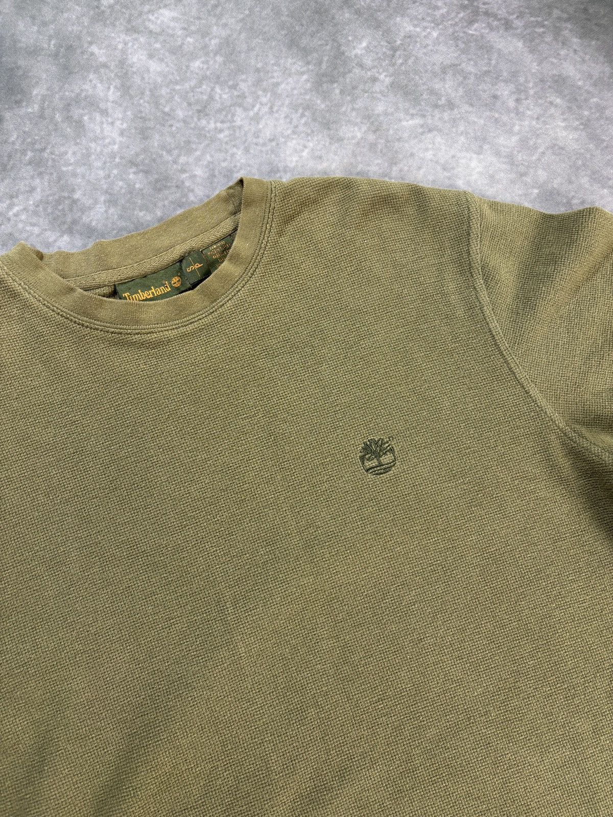 Timberland × Vintage VIntage Timberland Thermal Longsleeve Ribbed Waffle 90s Y2K Size US S / EU 44-46 / 1 - 3 Thumbnail