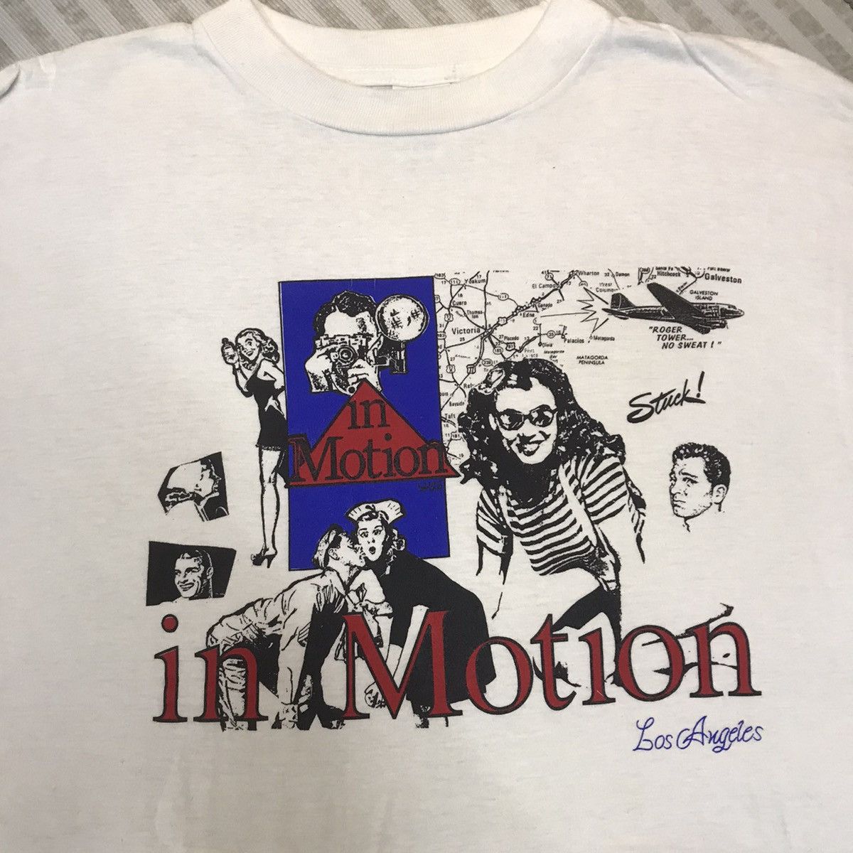 Vintage VINTAGE IN MOTION NEWSPAPER LOS ANGELES 90s RARE TEE Size US M / EU 48-50 / 2 - 2 Thumbnail