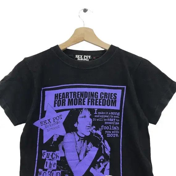 Vintage Vtg SEX POT REVENGE Punk Seditionaries The Rage Tee Shirt Size S / US 4 / IT 40 - 2 Thumbnail