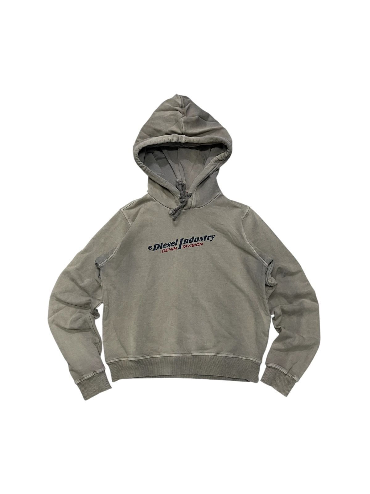 Diesel VINTAGE Y2K DIESEL INDUSTRY DENIM DIVISION FADED HOODIE Size S / US 4 / IT 40 - 1 Thumbnail