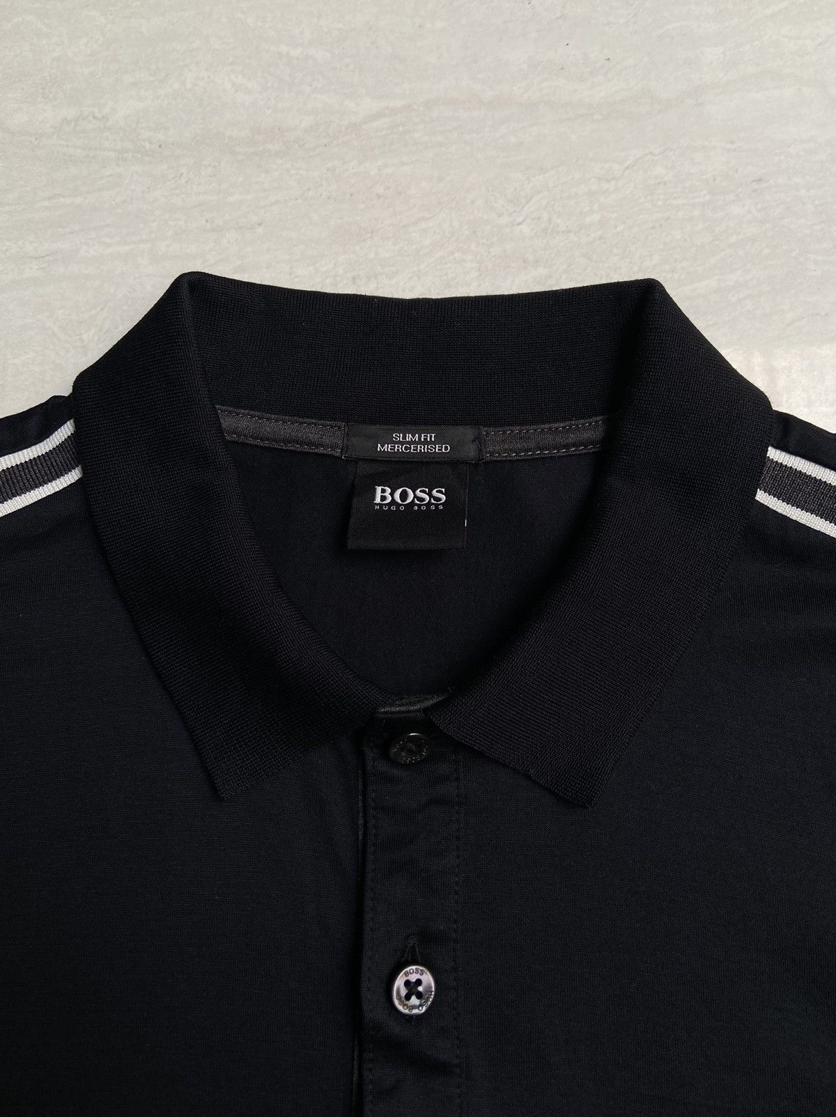 Hugo Boss HUGO BOSS Black Long T-shirt Size US S / EU 44-46 / 1 - 5 Thumbnail