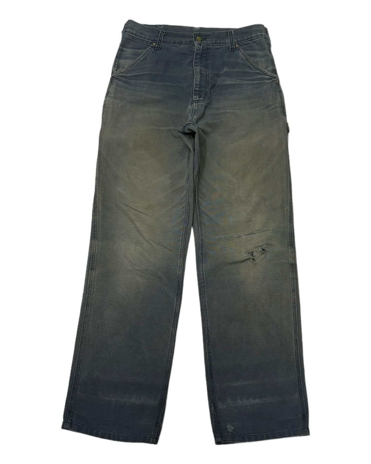 Carhartt 🔥Vintage Carhartt Rusty Carpenter Pants Denim Jeans Size US 33 - 2 Thumbnail