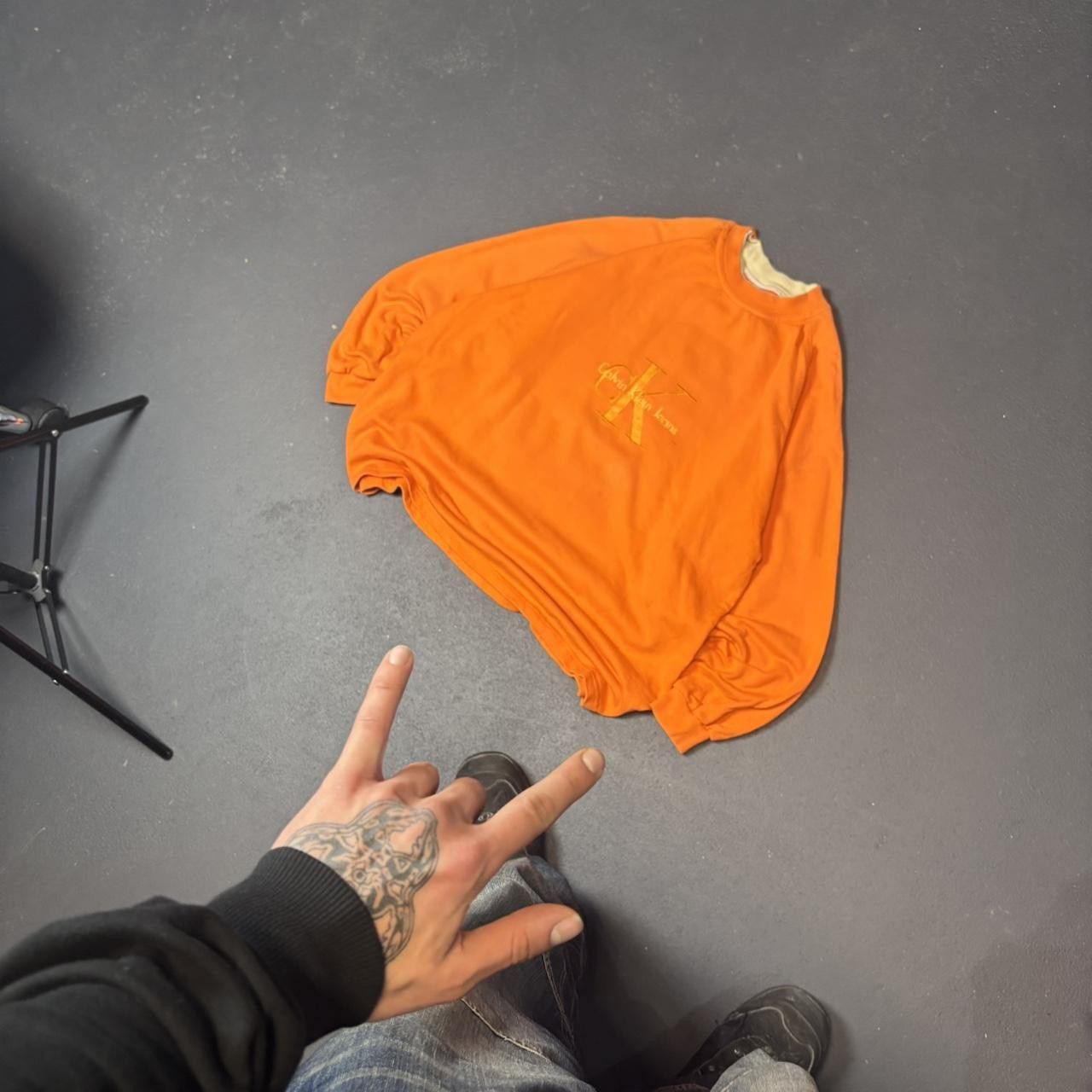 Calvin Klein × Japanese Brand × Vintage Vintage 90s y2k Calvin Klein Jeans oversized jumper Size US XL / EU 56 / 4 - 3 Thumbnail