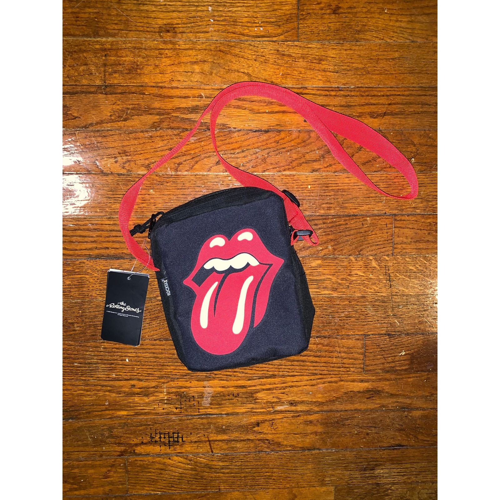 The Rolling Stones Rocksax The Rolling Stones Crossbody Bag - Classic Tongue Size ONE SIZE - 1 Thumbnail