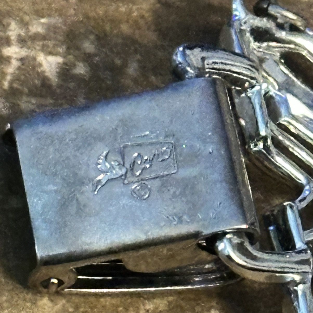 Vintage Vintage Coro Pegasus fancy filigree square link bracelet Size ONE SIZE - 3 Thumbnail