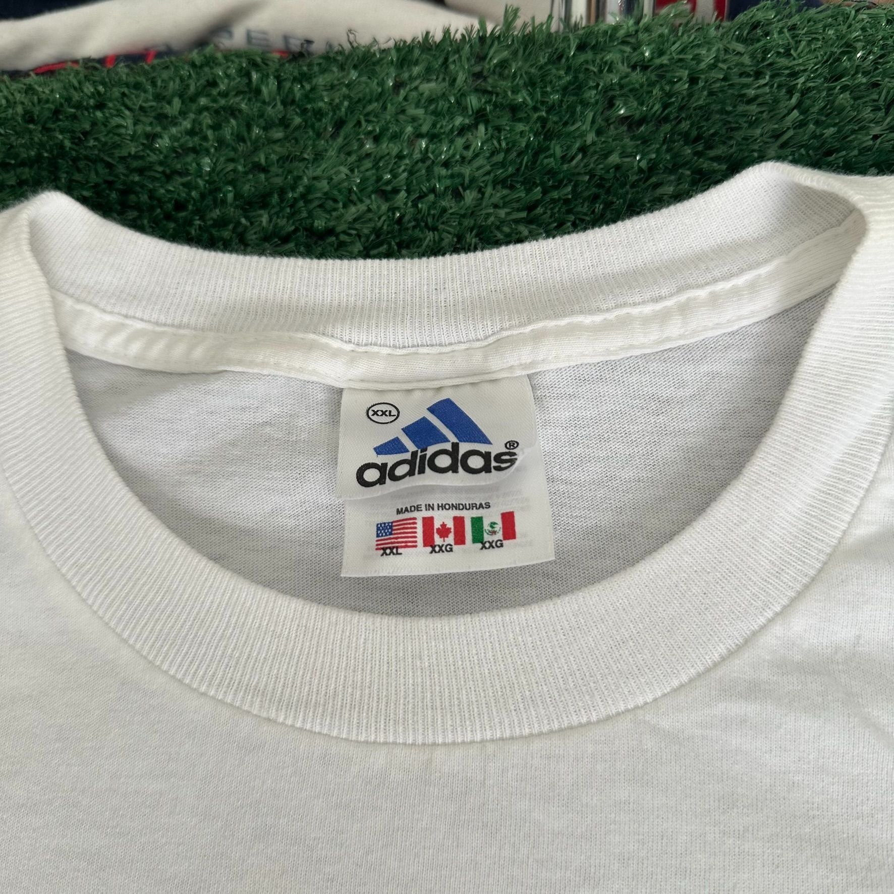 Adidas Vintage 90s Adidas Notre Dame Fighting Irish Football T-Shir Size US XXL / EU 58 / 5 - 3 Thumbnail