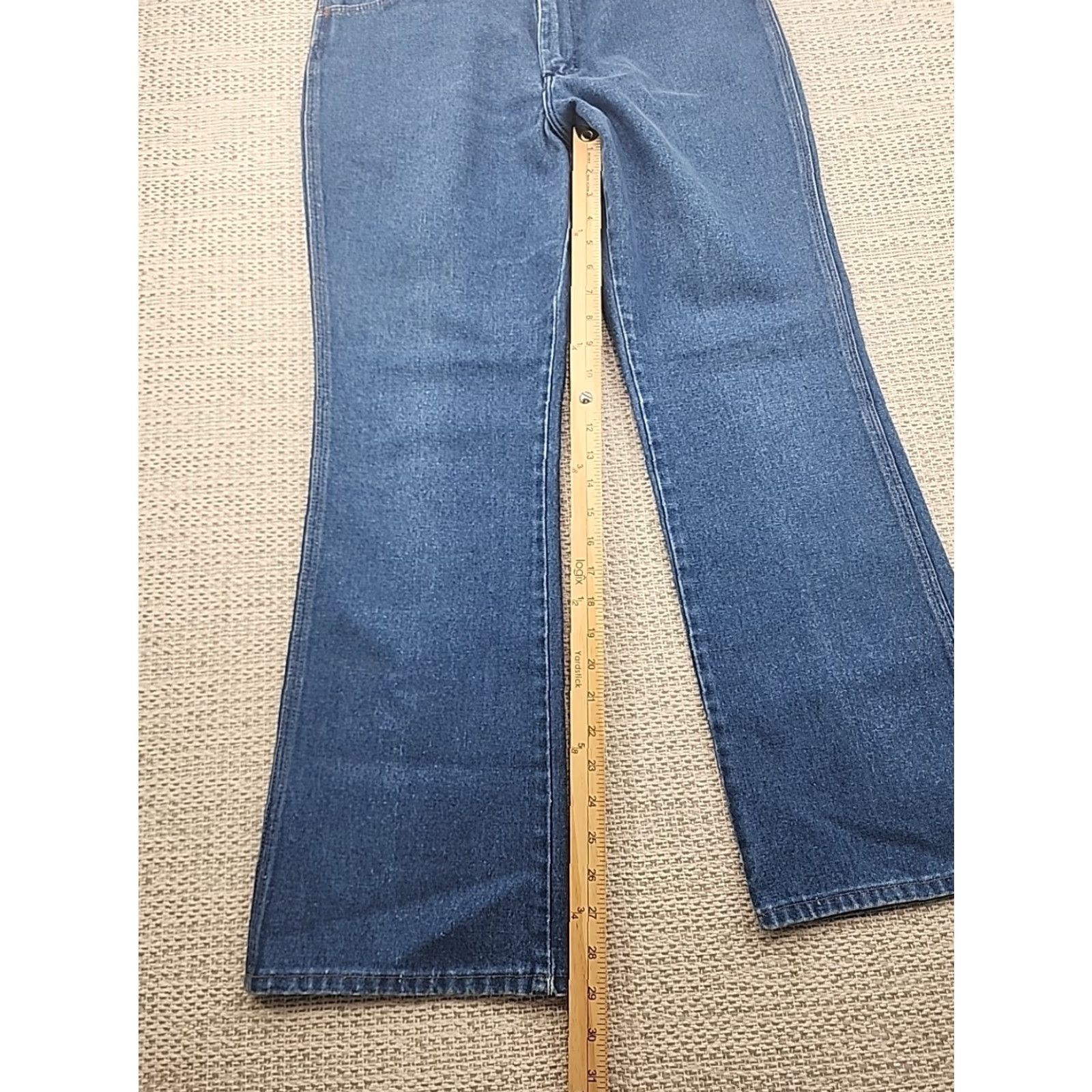 Wrangler VINTAGE Wrangler Jeans Mens 34x31 Blue Slim Fit Cowboy Cut 936DEN Post Malone USA Jeans Men's Slim 90s Cowboy Western Ranch Size US 34 / EU 50 - 4 Thumbnail