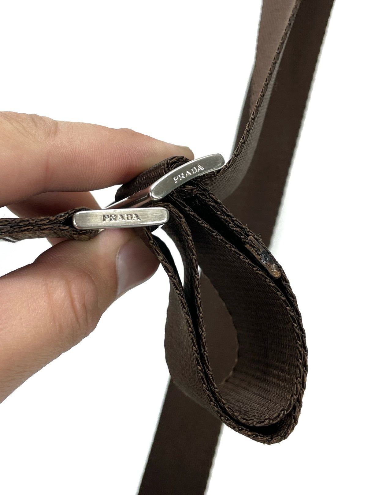 Prada Prada Milano Tessuto Nylon Crossbody Bag – Olive Green Size ONE SIZE - 14 Thumbnail