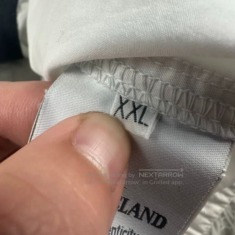 Stone Island Stone Island White Single Pocket Pearl White Zip-Up Jacket Size US XXL / EU 58 / 5 - 5 Thumbnail