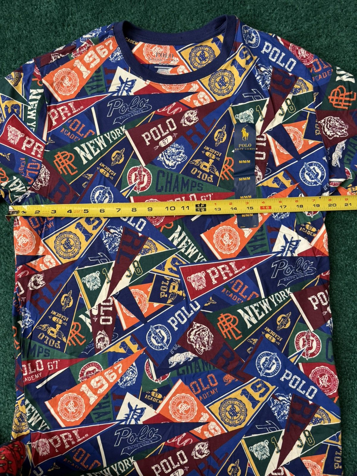 Polo Ralph Lauren Polo Ralph Lauren All-Over Pennant Print T-Shirt Size US M / EU 48-50 / 2 - 4 Thumbnail