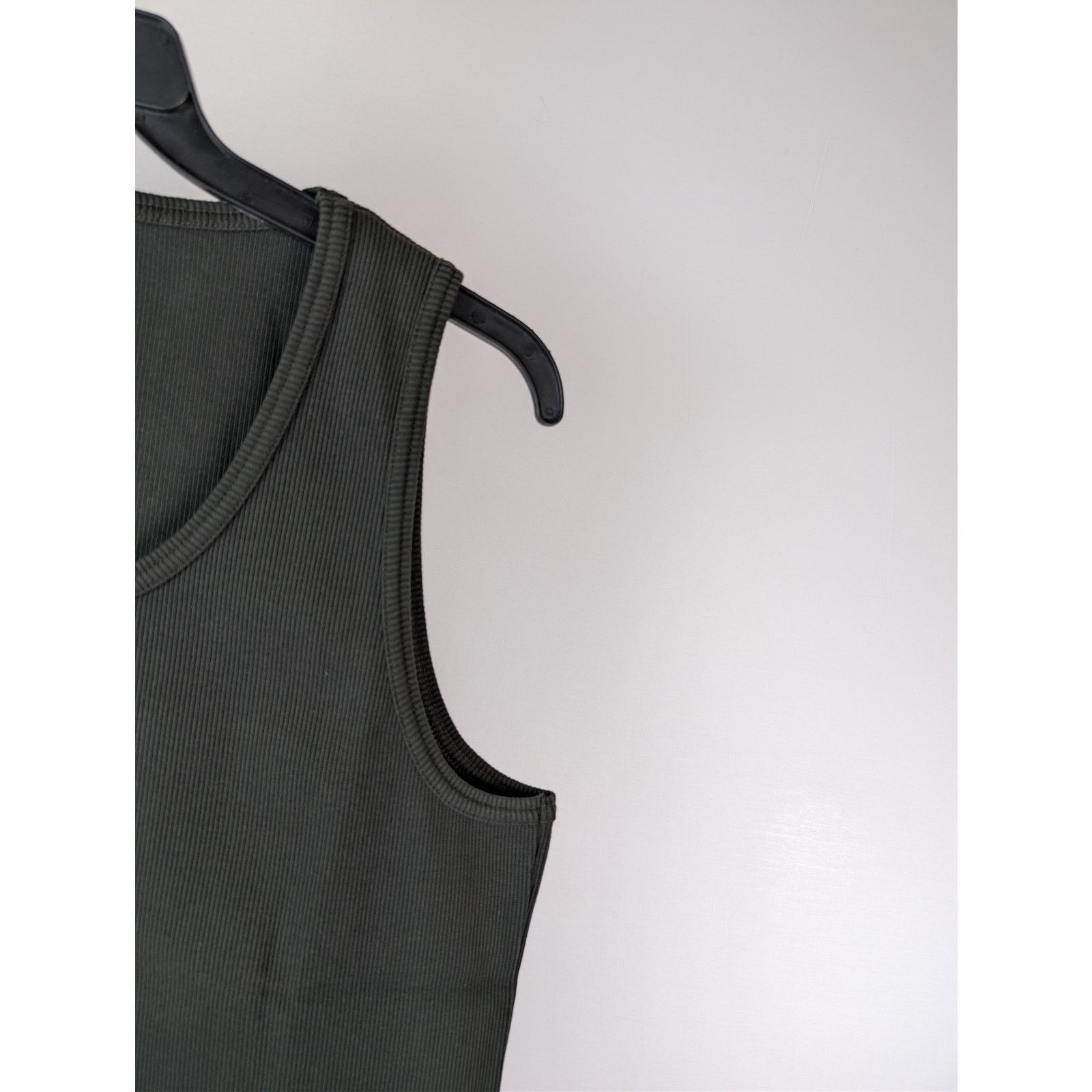 Bottega Veneta o1rshd1 Stretch Cotton Rib Tank Top in Dark Green Size US XL / EU 56 / 4 - 5 Thumbnail