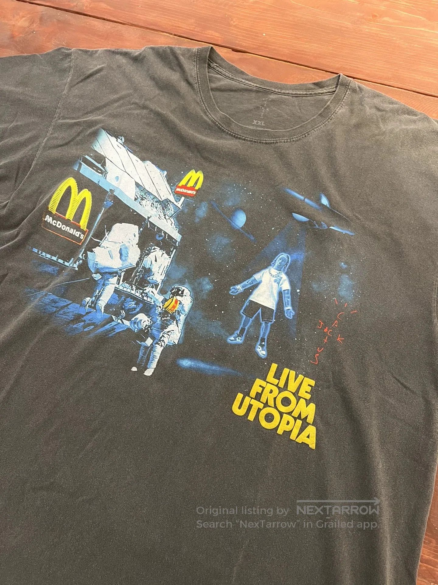 Travis Scott travis scott cactus jack x mcdonald t-shirt. Size US XXL / EU 58 / 5 - 3 Thumbnail