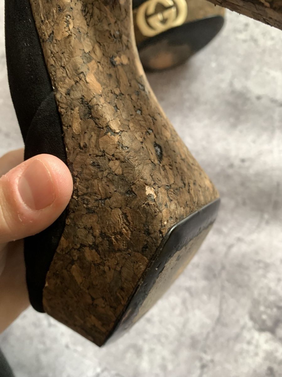 Gucci 🔥GUCCI BY TOM FORM PLATFORM HEELS Size US 8.5 / IT 38.5 - 13 Thumbnail