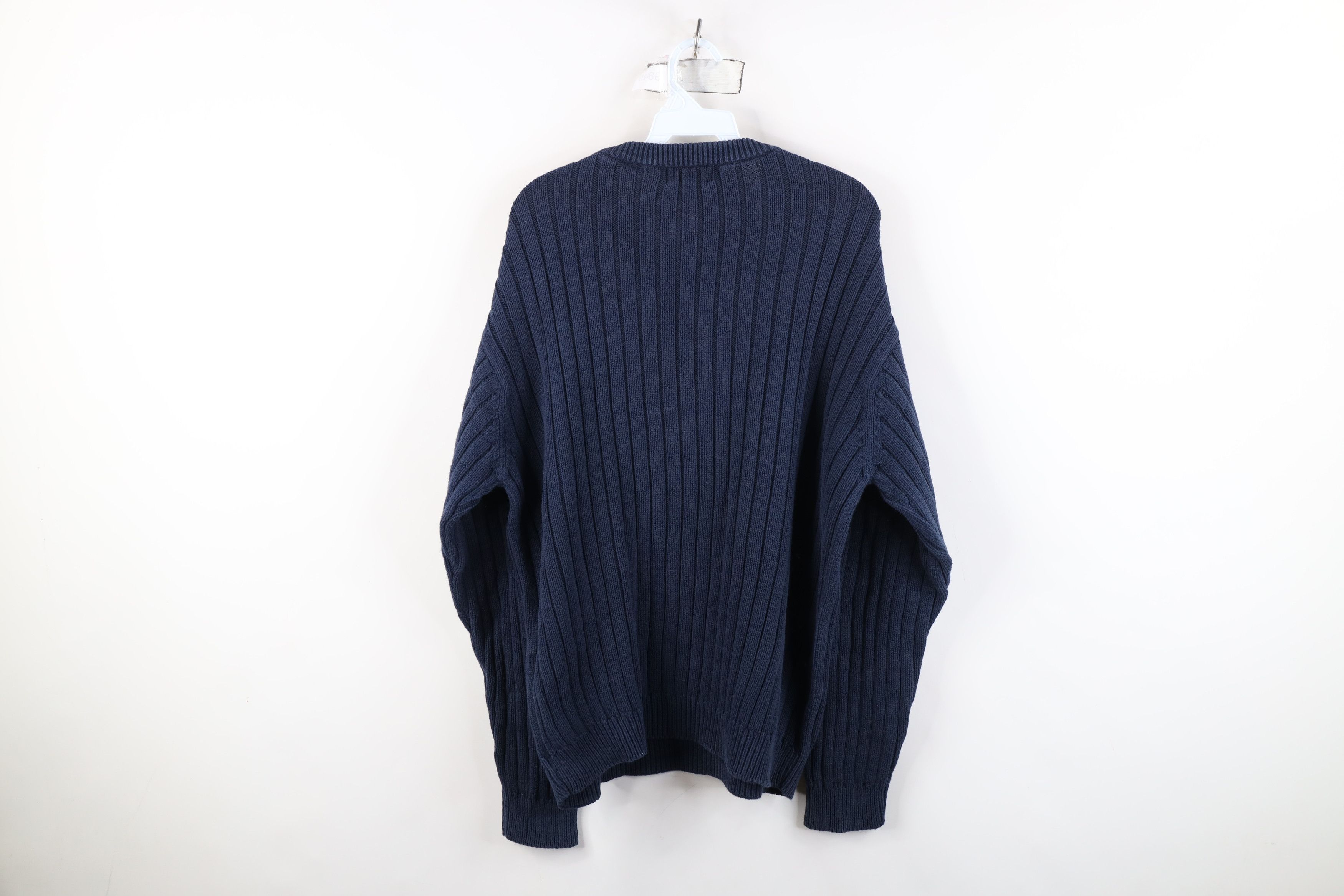 Vintage Vintage 90s Streetwear Heavyweight Ribbed Knit Sweater Size US XL / EU 56 / 4 - 9 Thumbnail