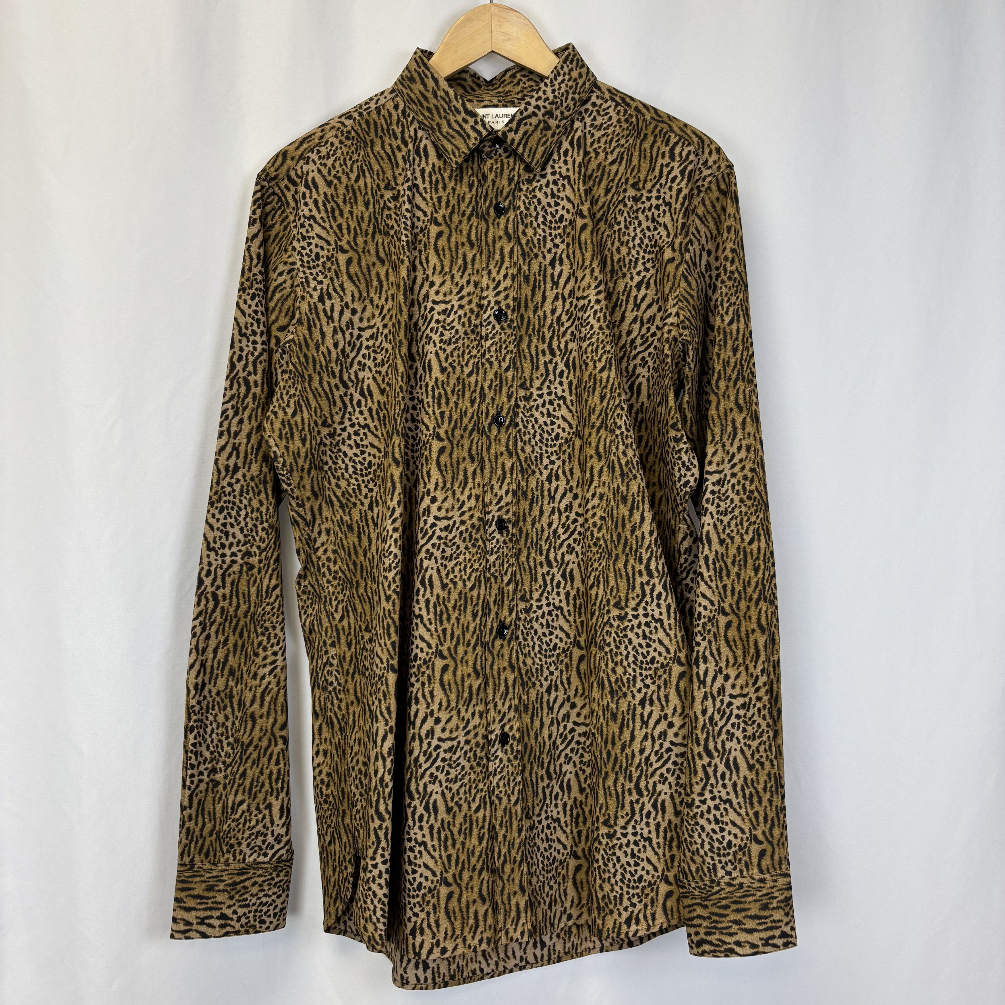 Saint Laurent Paris Saint Laurent Tiger Shirt Size US XL / EU 56 / 4 - 1 Thumbnail