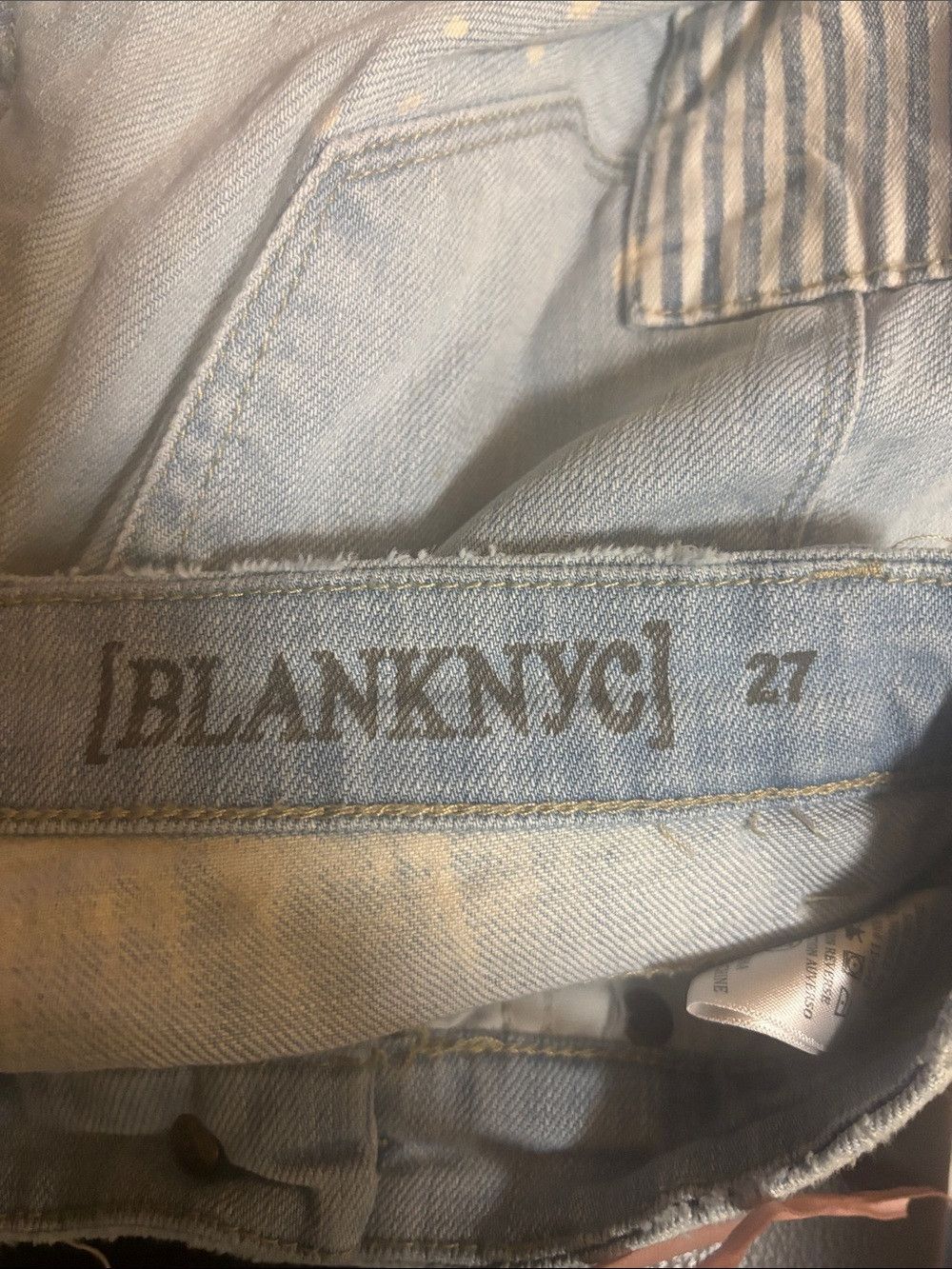 BLANKNYC Blank NYC Shibby Patchwork Stretch Skinny Jeans 27 Size 27" / US 4 / IT 40 - 10 Thumbnail