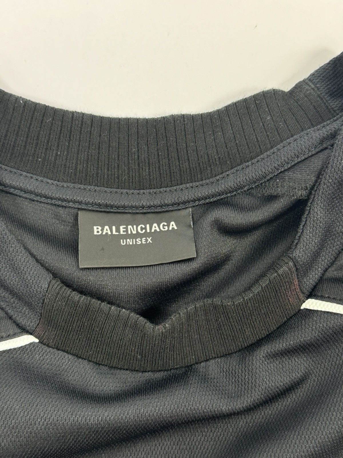 Balenciaga FOOTBALL JERSEY LOGO PRINT T-SHIRT Size US L / EU 52-54 / 3 - 5 Thumbnail