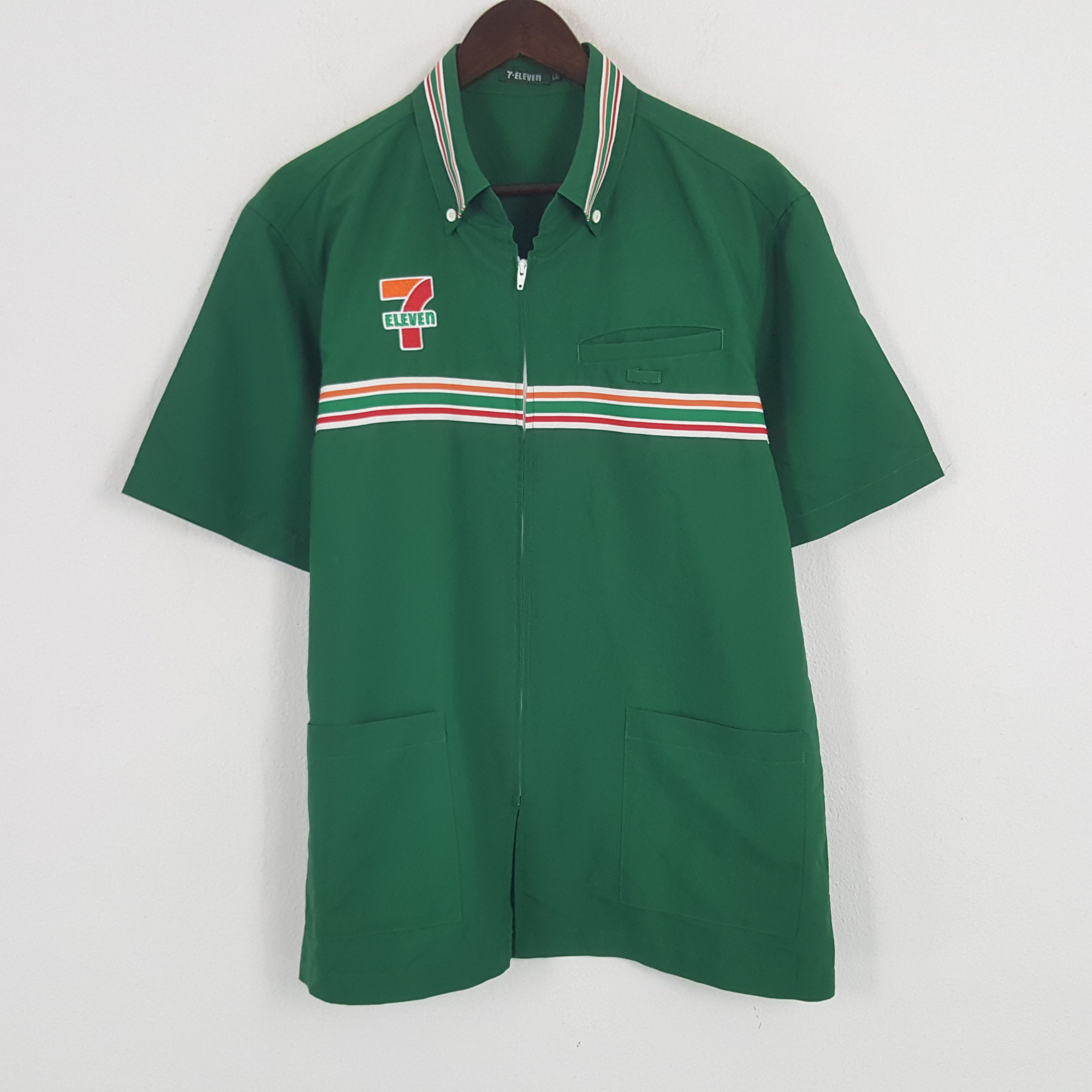 Uniform Wares × Vintage Vintage 7 Eleven Embroidery Logo Worker Jacket Size US XL / EU 56 / 4 - 3 Thumbnail