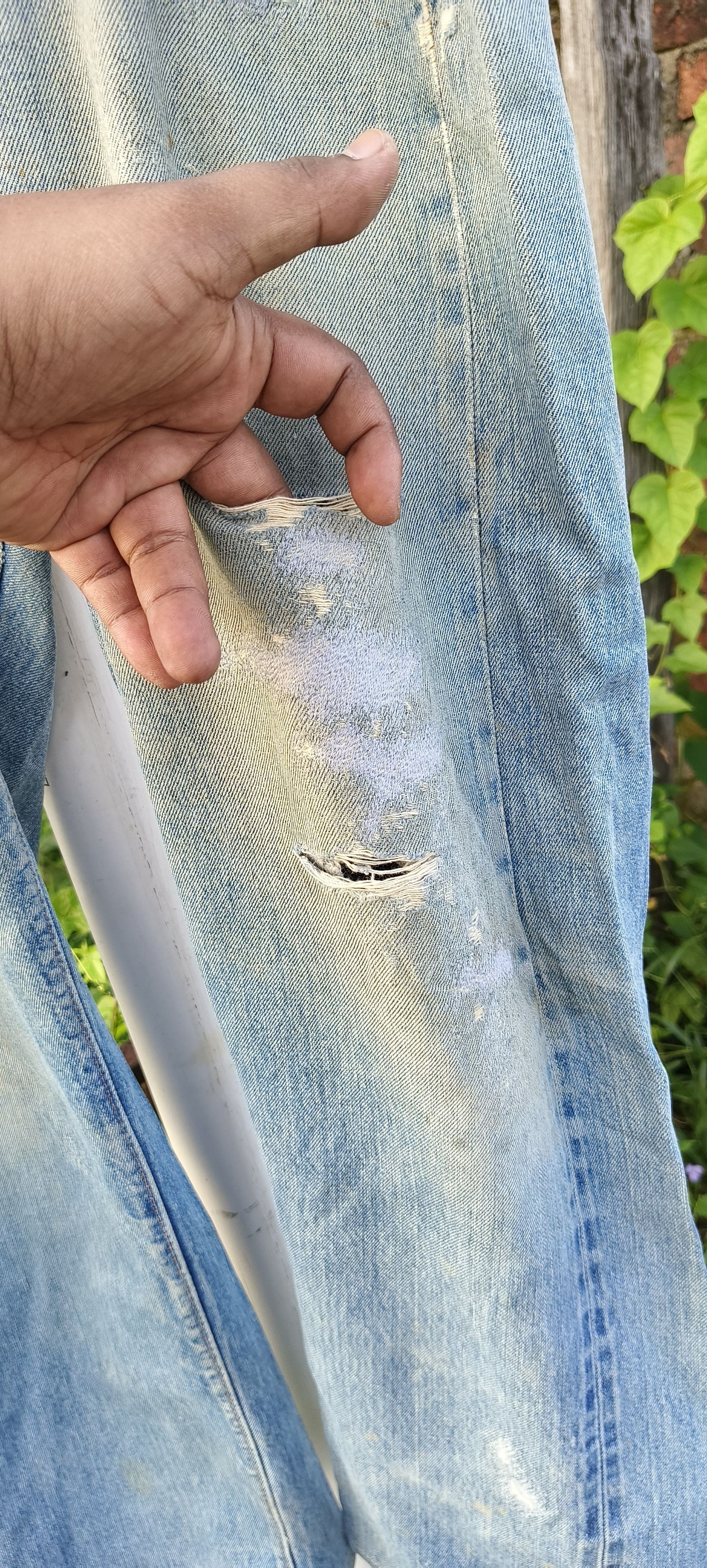 4GSELLER Vintage 70s Rindam Levi's jeans button number 6 Selvedge Size US 35 - 8 Thumbnail