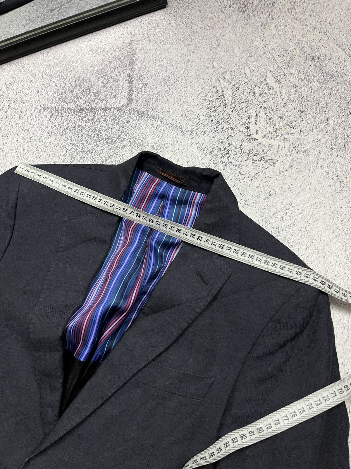 Etro ETRO Suit Blazer Coat Jacket Pants Acetat Silk Luxury Sz 48 Size 48R - 14 Thumbnail