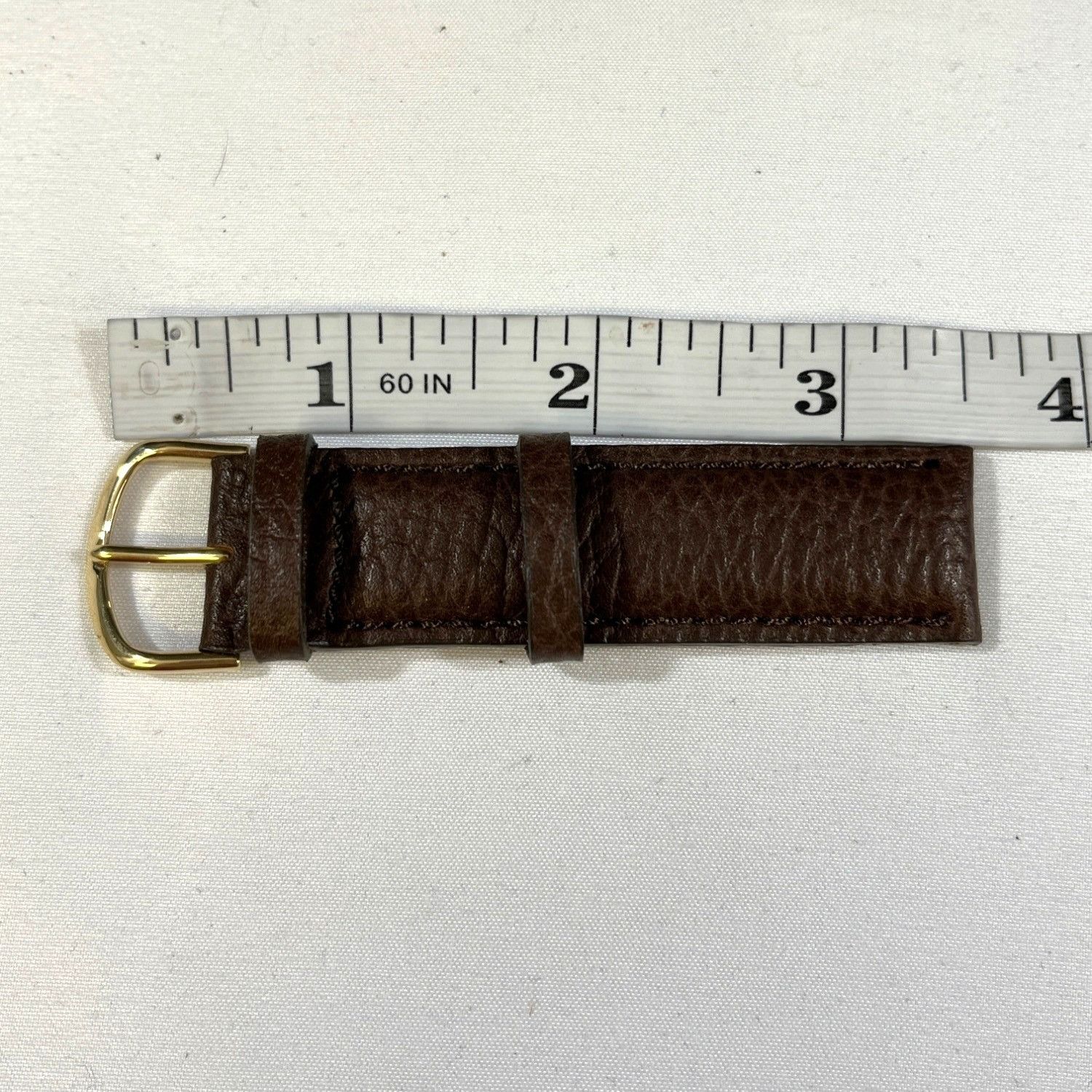 Other Vintage Men's Brown Genuine Leather Watchband SKU 6440 Size ONE SIZE - 6 Thumbnail