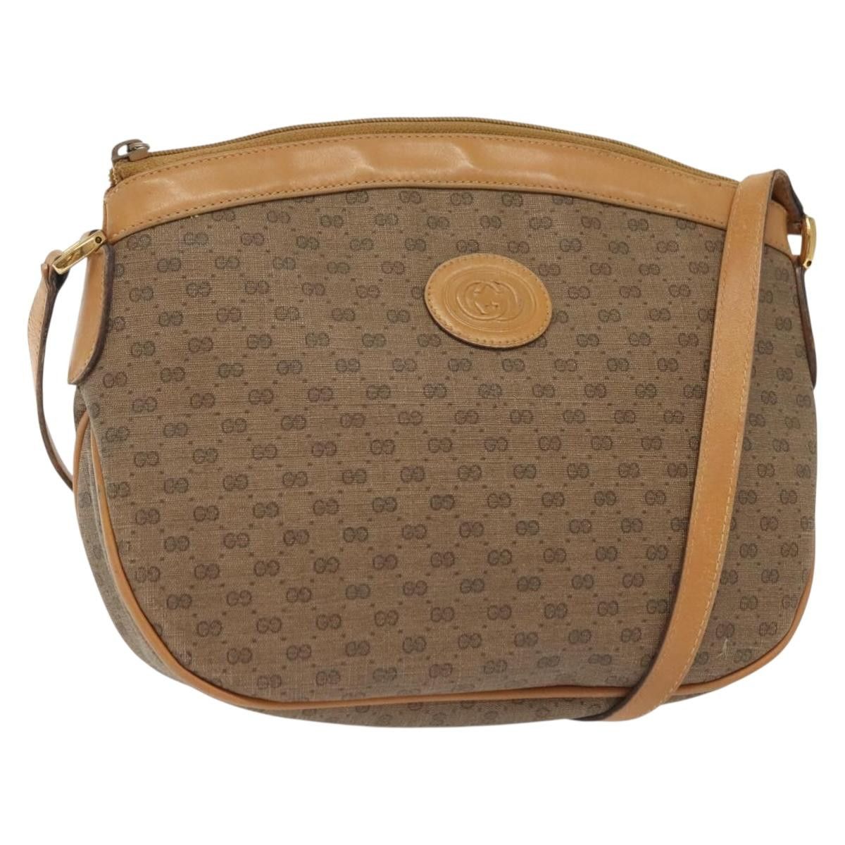 Gucci GUCCI Micro GG Supreme Shoulder Bag Pvc Beige Gold Size ONE SIZE - 1 Thumbnail