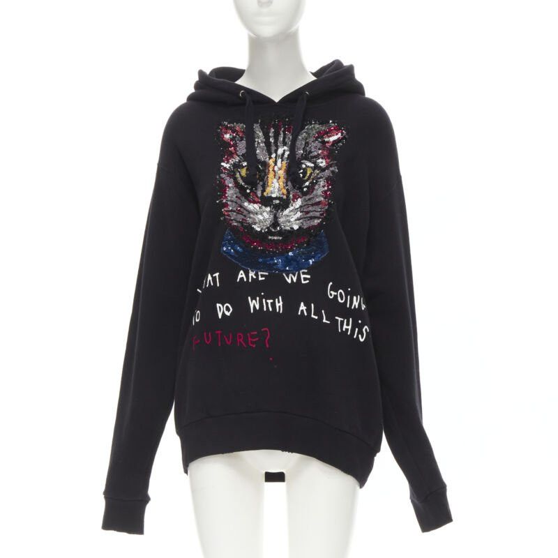 Gucci black cat hoodie online