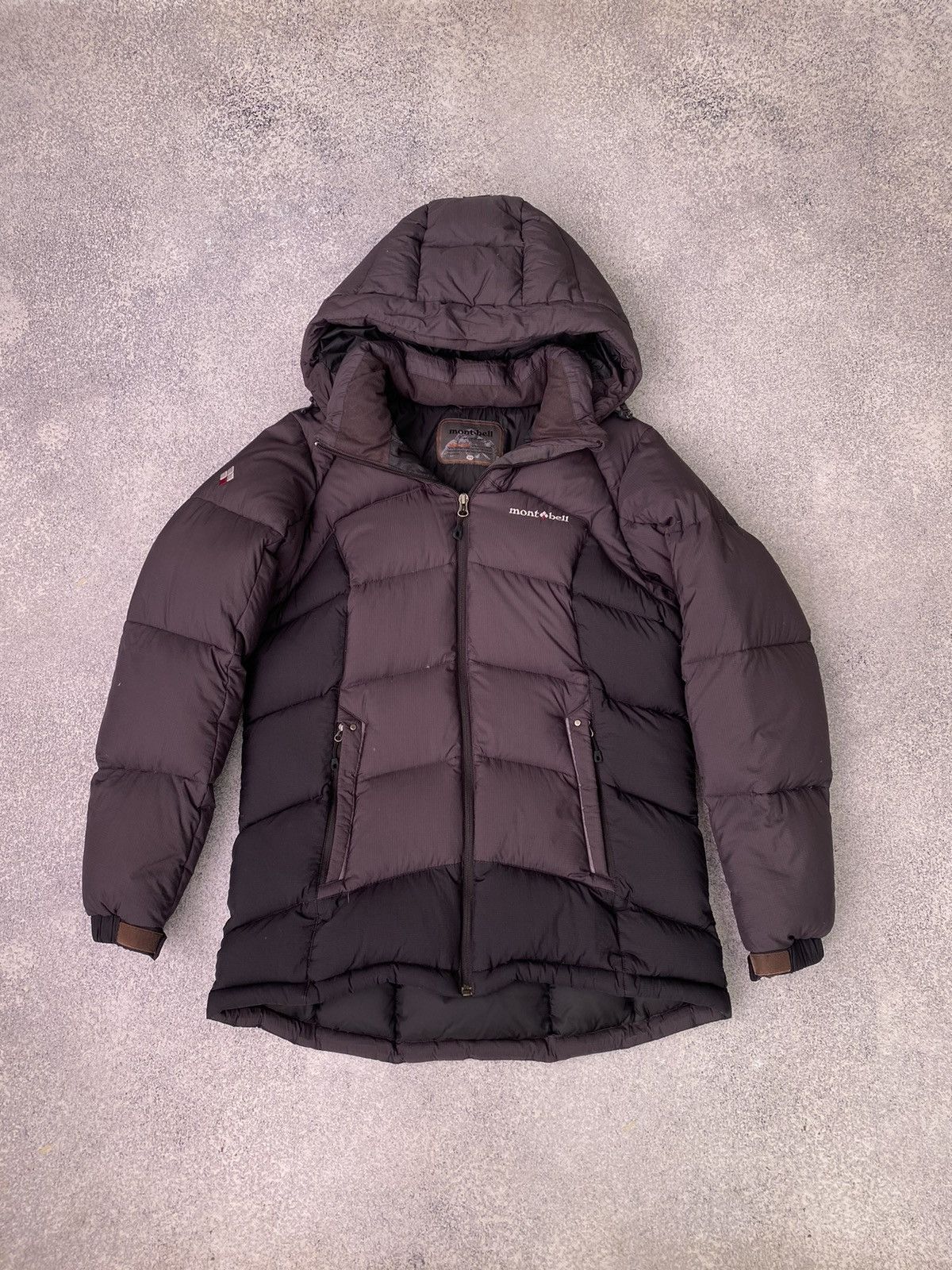 Montbell × Vintage Vintage Montbell Puffer Bordeaux Jacket Size US M / EU 48-50 / 2 - 2 Thumbnail