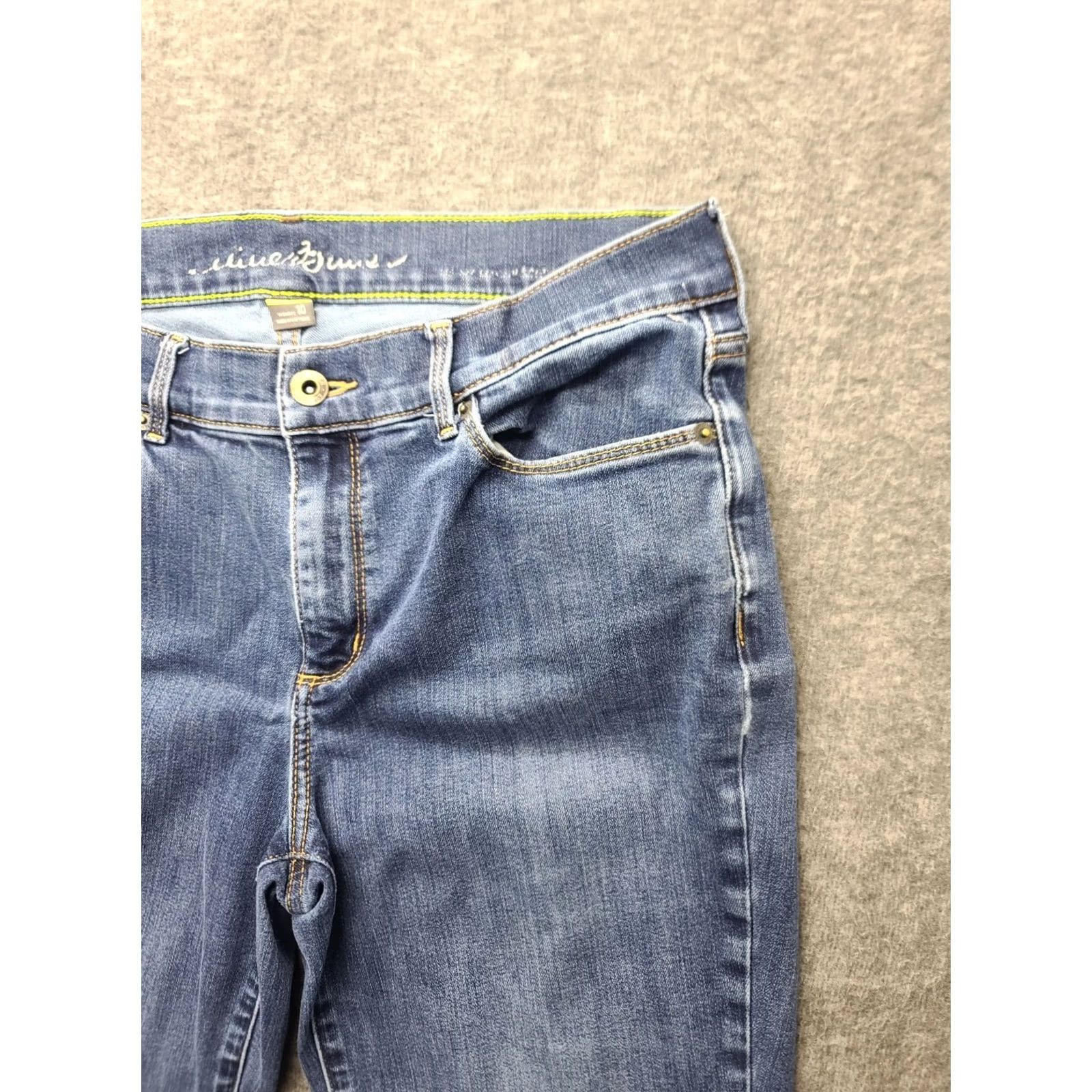 Eddie Bauer Eddie Bauer Jeans Womens 10x29 Travex Slim Fit Mid Rise Stretch Denim Blue 5-Pocket Shaping Inseam 29 Inseam Slimming Halves? Size 32" / US 10 / IT 46 - 6 Thumbnail