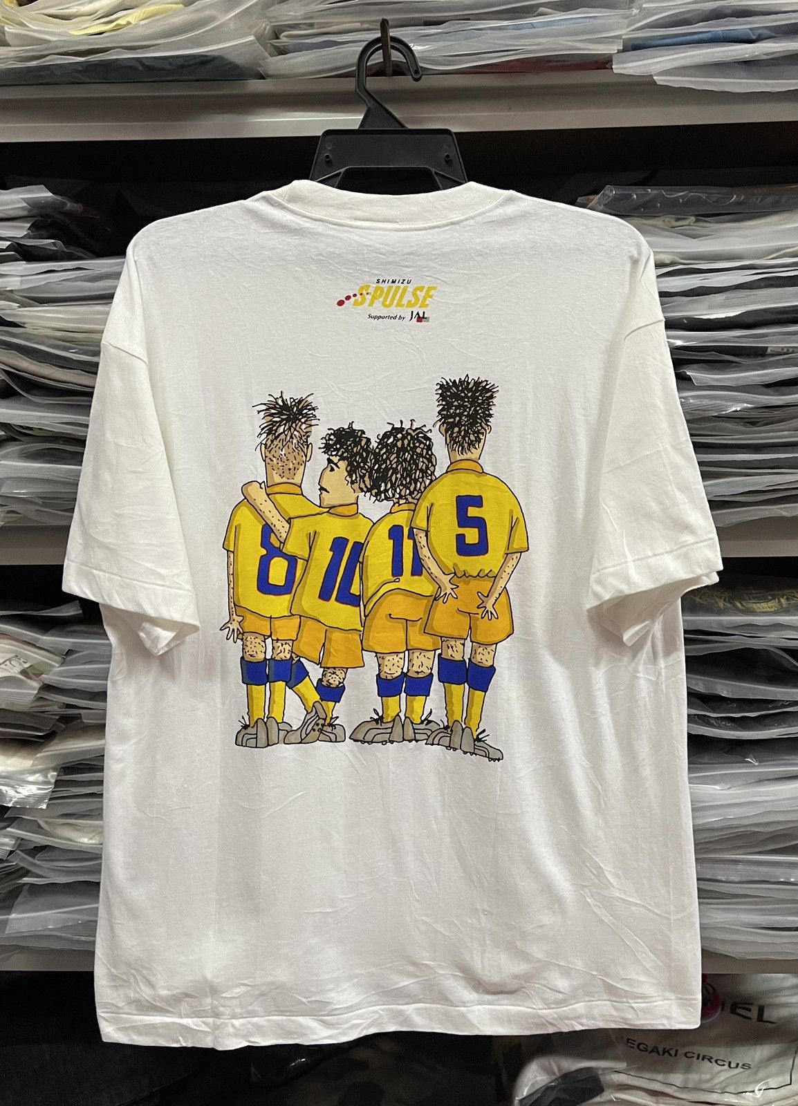 Japanese Brand Vintage Japan Football Back Hit Print🔥🔥🔥 Size US XL / EU 56 / 4 - 8 Thumbnail