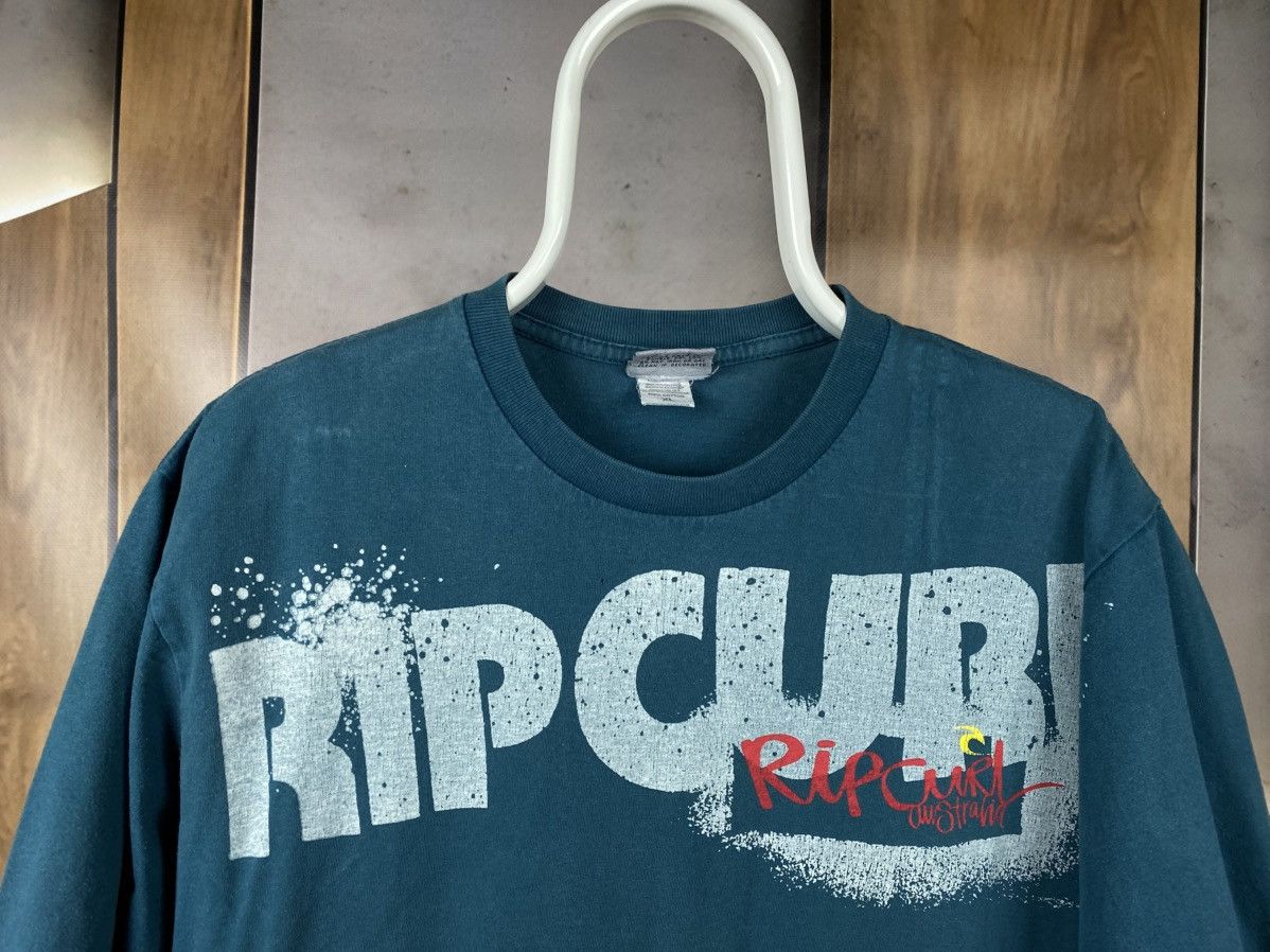 Rip Curl 🌊Vintage 90s T-Shirt Rip Curl Surf Logo VTG Tee🌊 Size US XL / EU 56 / 4 - 4 Thumbnail