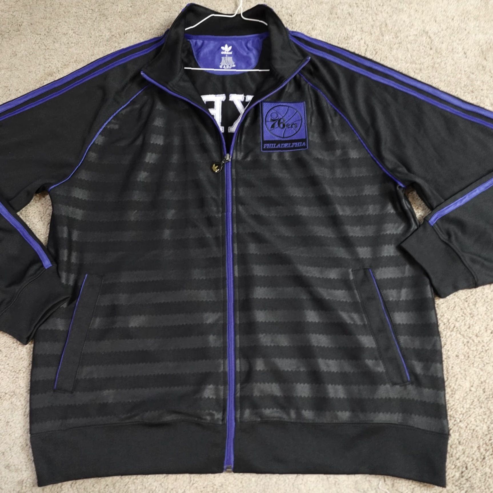 Adidas Adidas Firebird Jacket Black Full Zip L Men Size US L / EU 52-54 / 3 - 3 Thumbnail